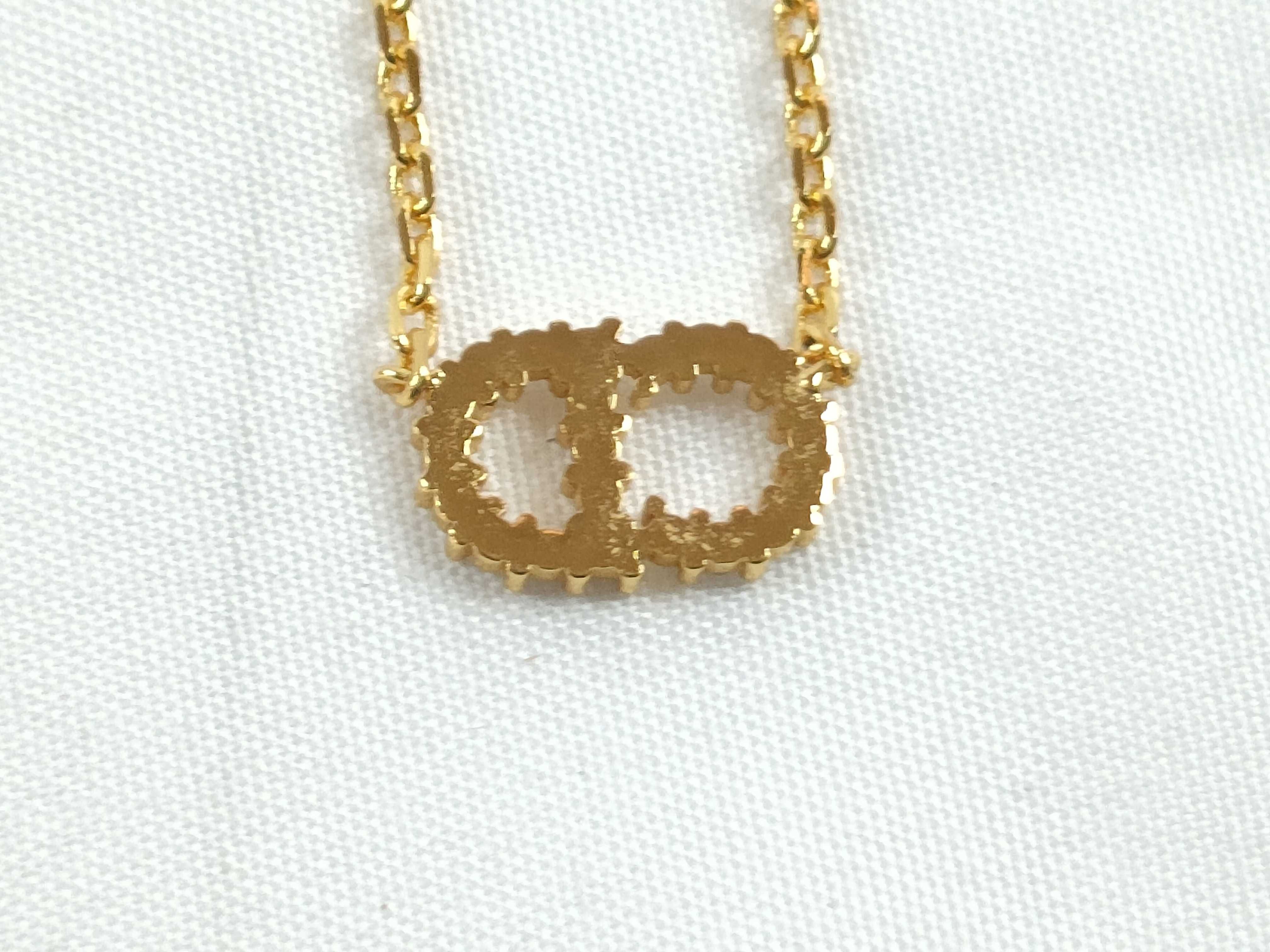 CD Rhinestone Necklace — view 2