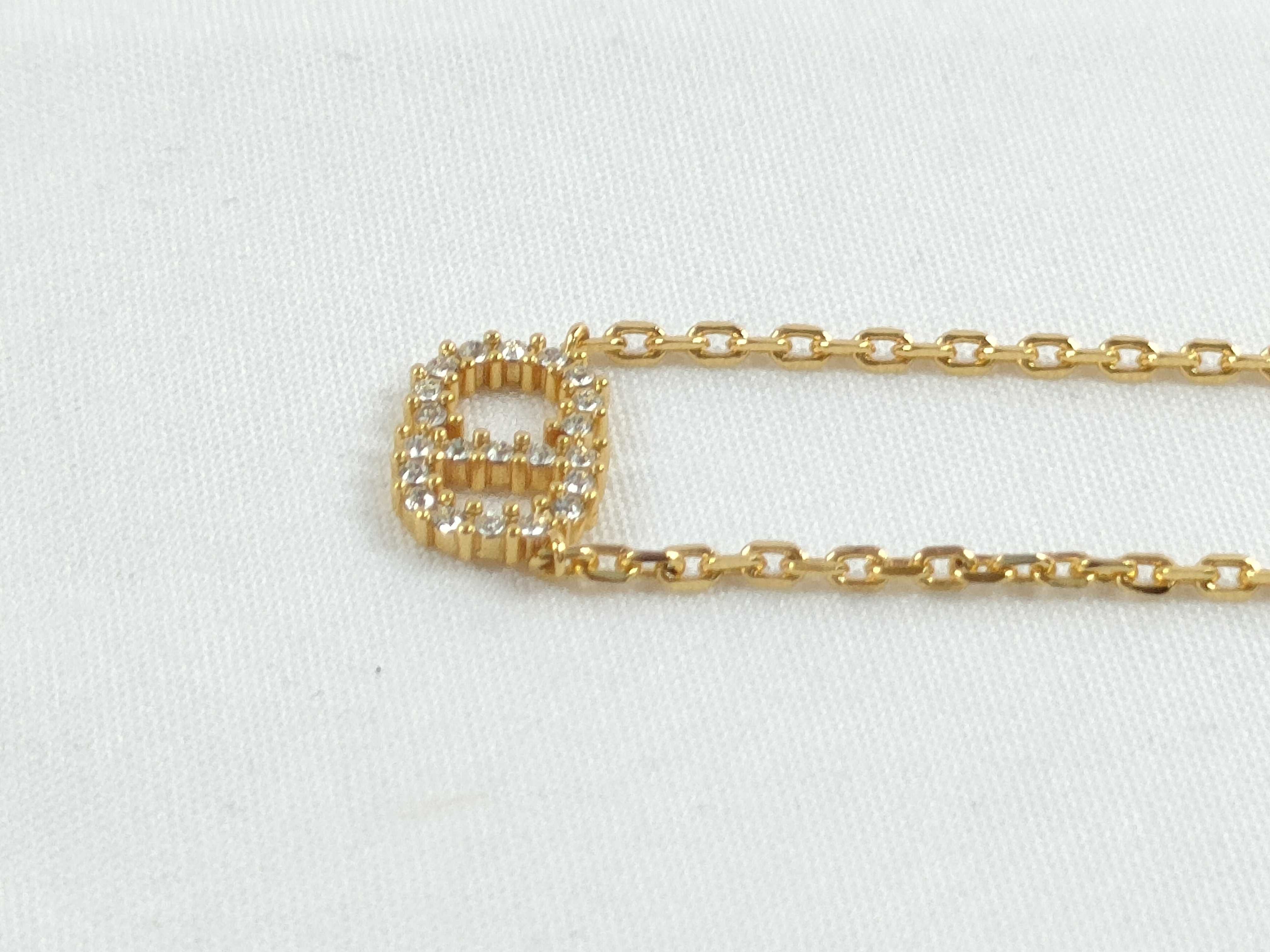 CD Rhinestone Necklace — view 3