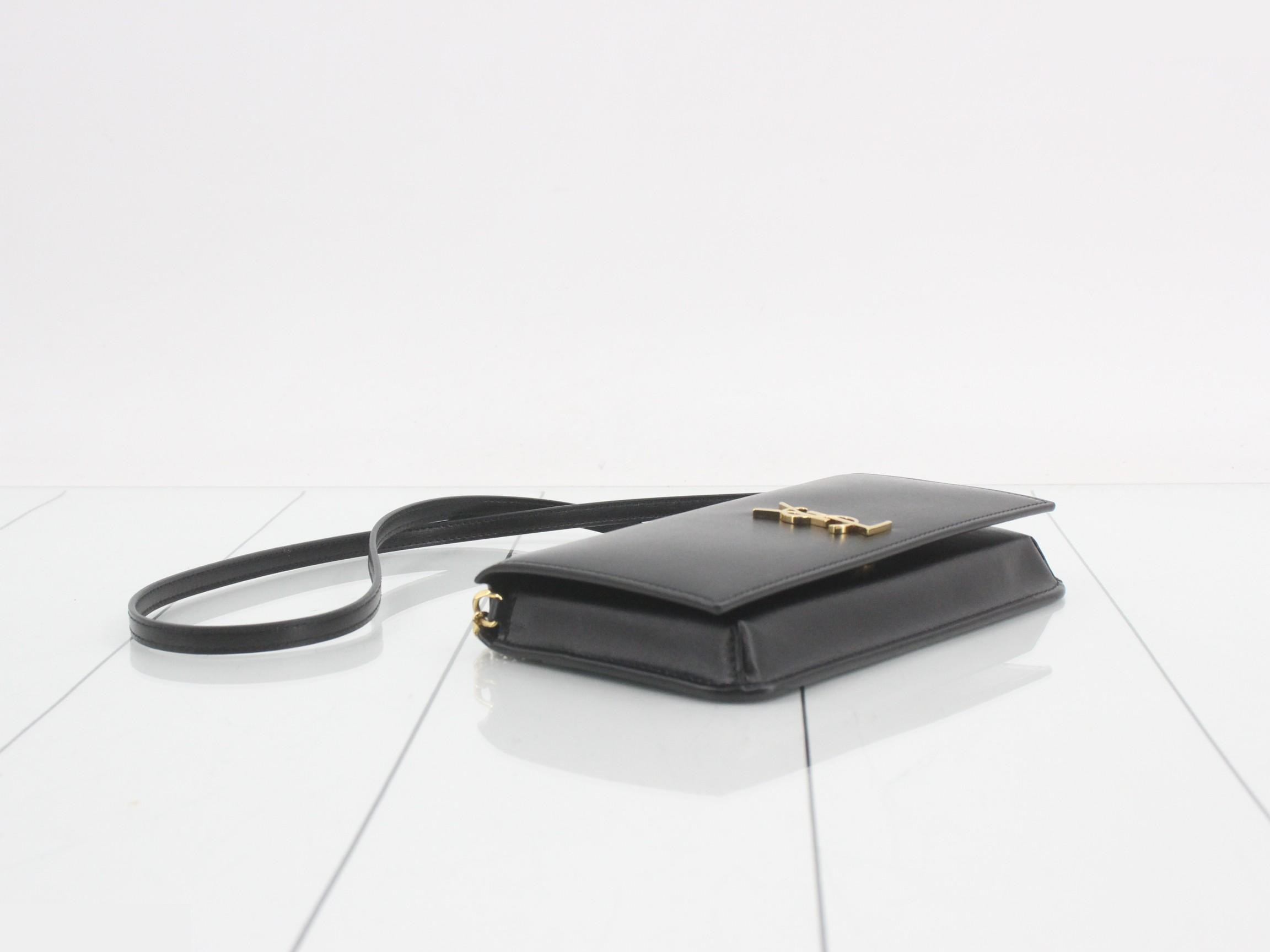 Leather chain shoulder bag — view 5