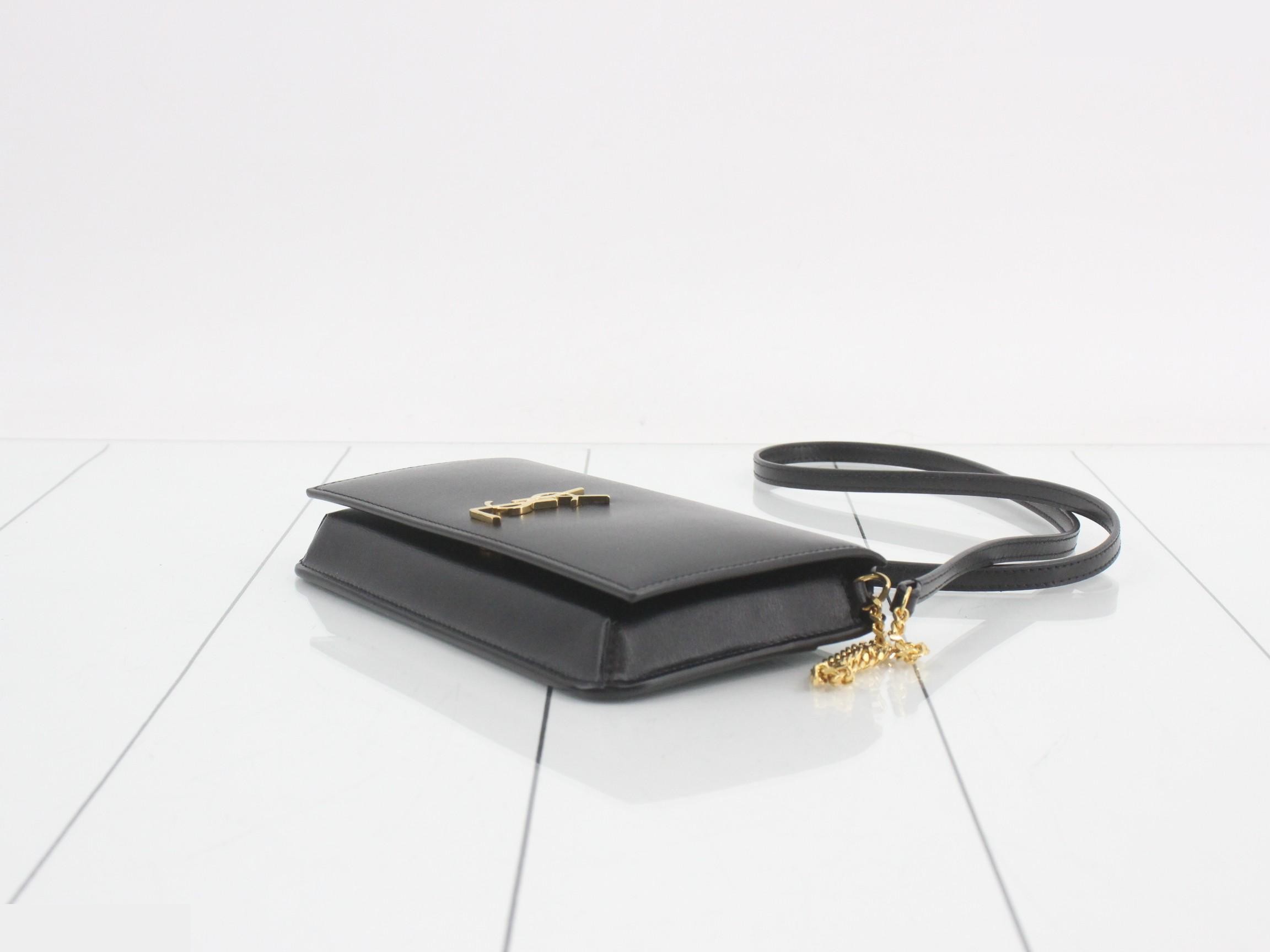 Leather chain shoulder bag — view 6
