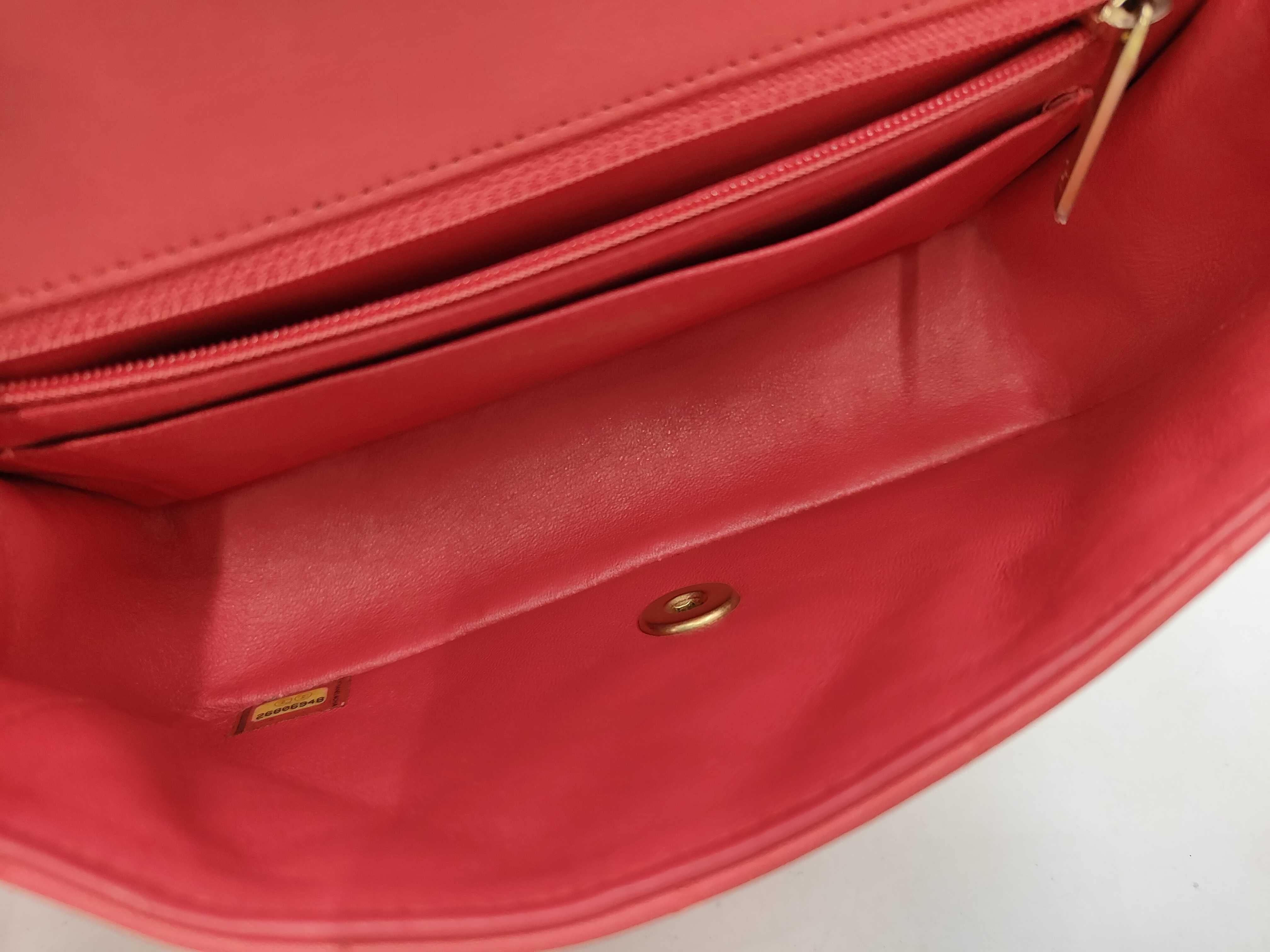 Matelassé 20 Studded Lambskin Chain Shoulder Bag with Gold Hardware, Card and Seal Serial Number 26, Pink Shoulder Bag — view 12