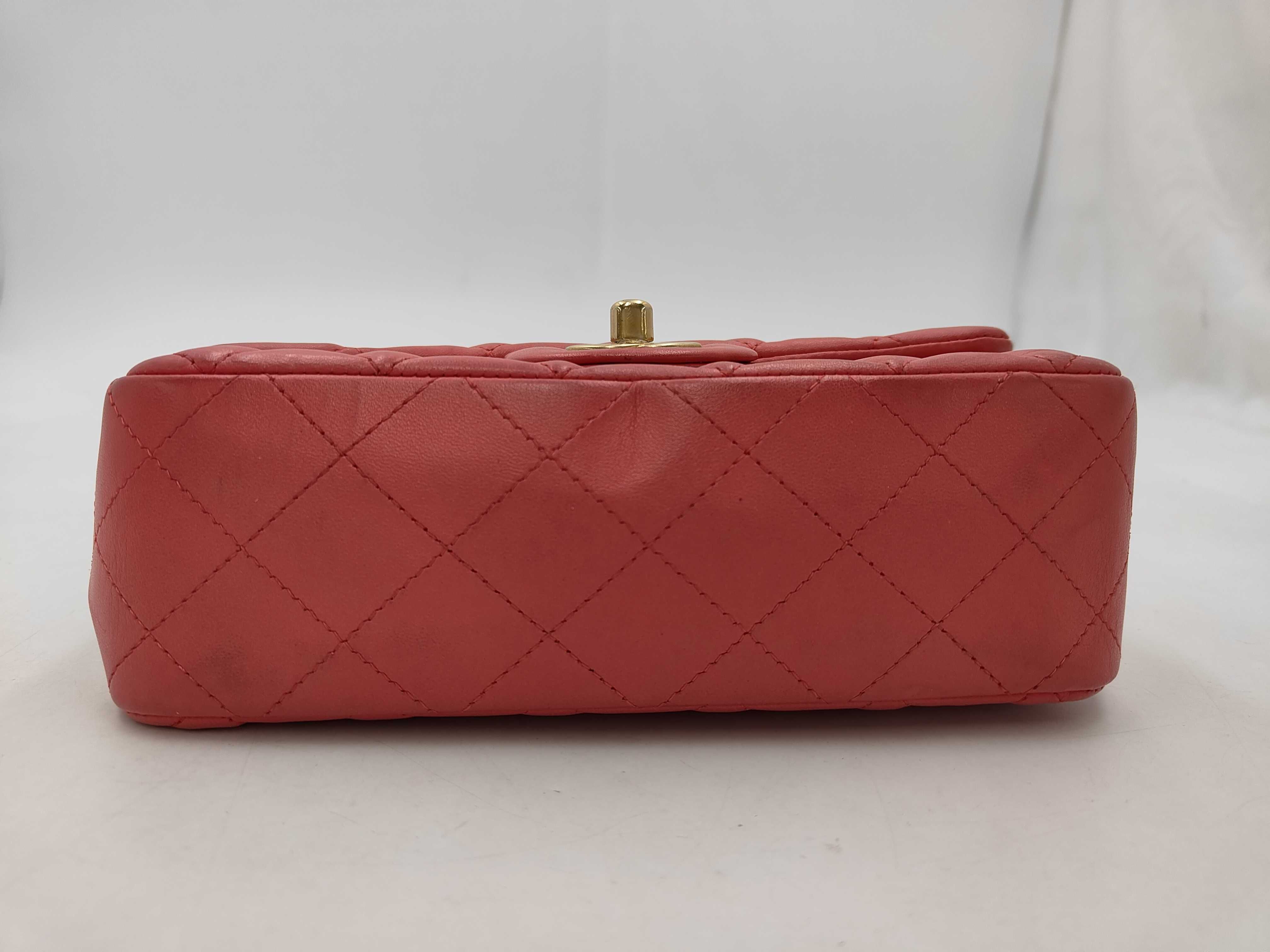 Matelassé 20 Studded Lambskin Chain Shoulder Bag with Gold Hardware, Card and Seal Serial Number 26, Pink Shoulder Bag — view 3