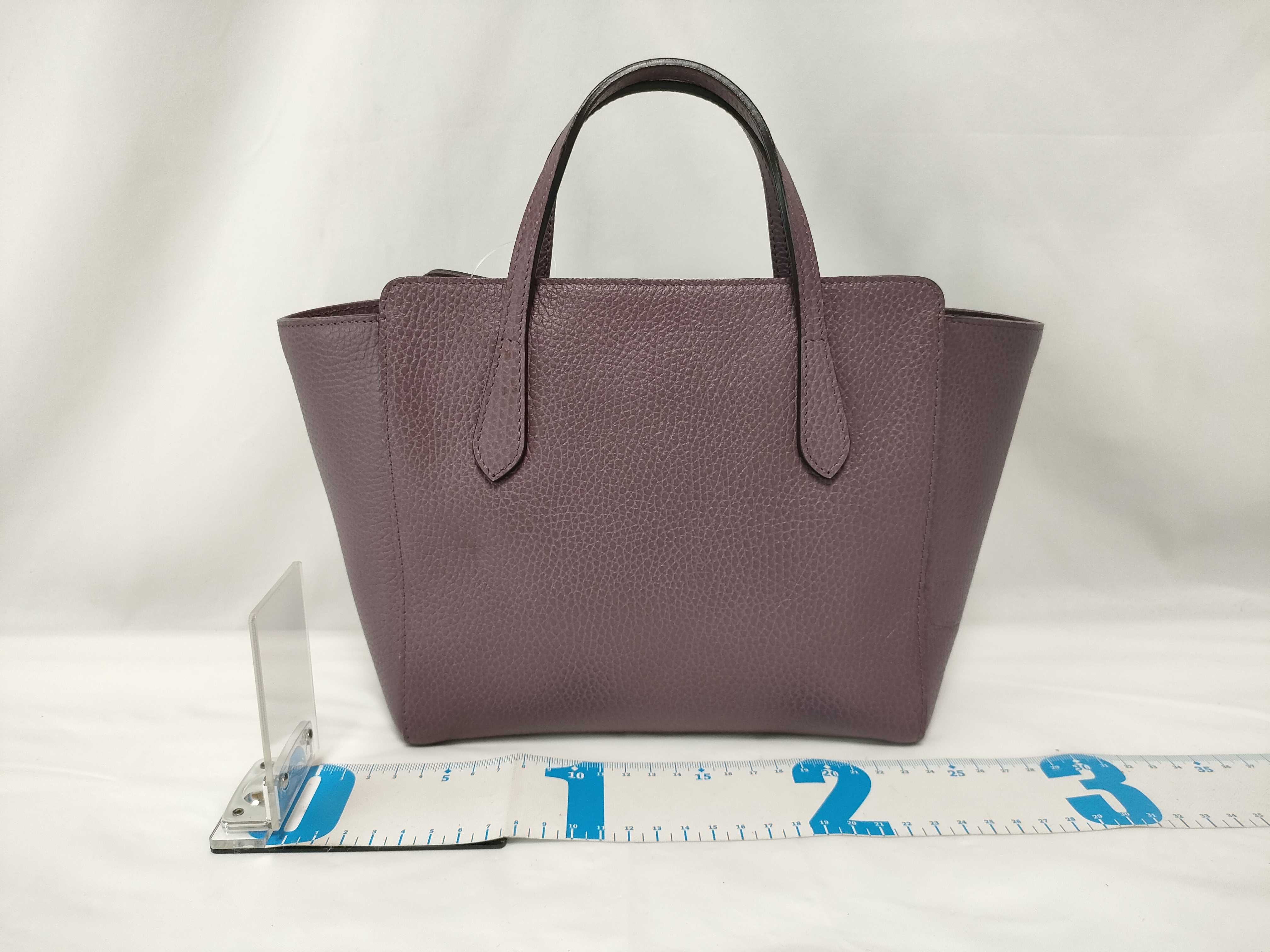 swing leather handbag — view 2