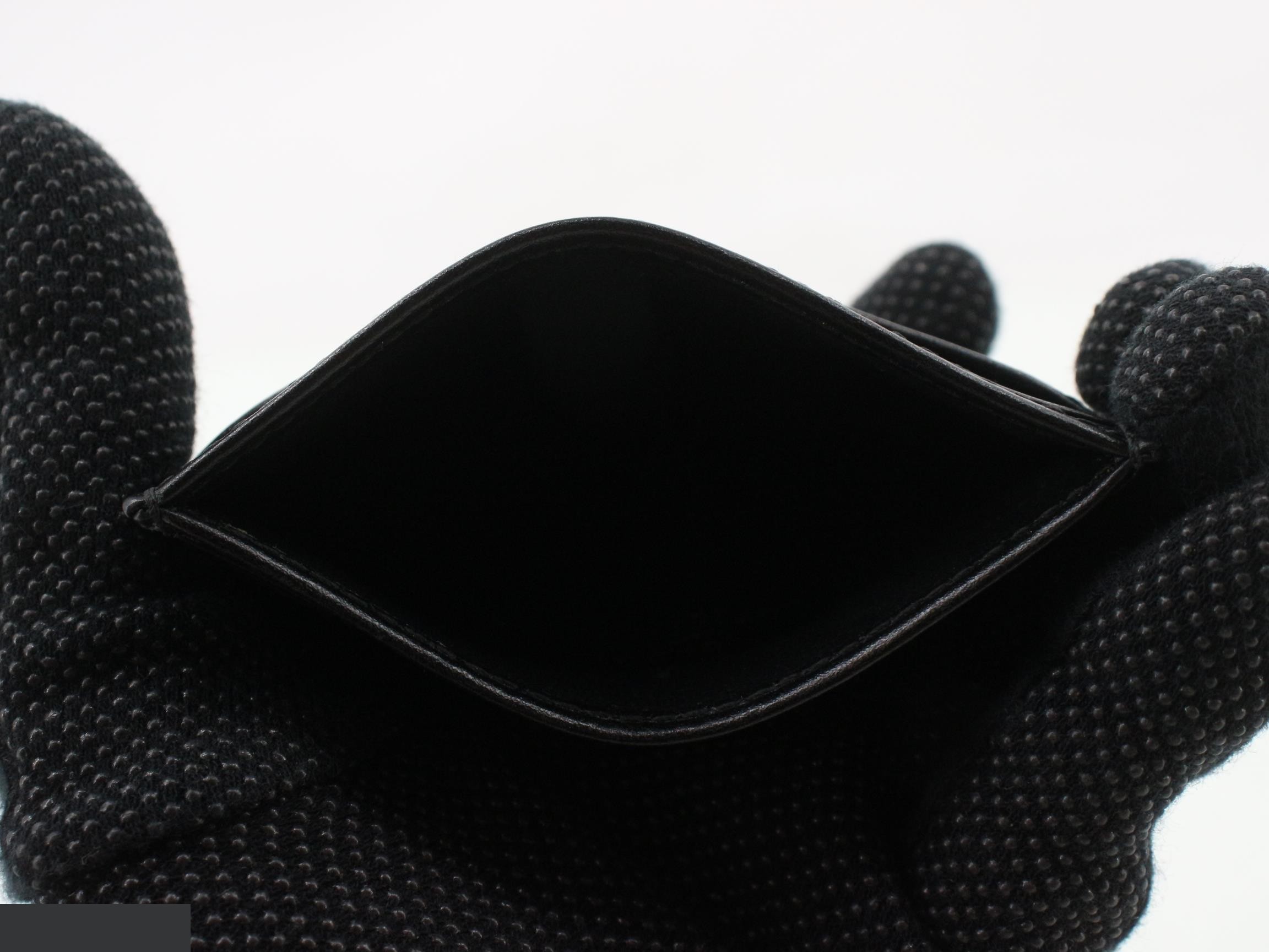 Double G card case, unused, retail price ¥49,500, black. — view 4