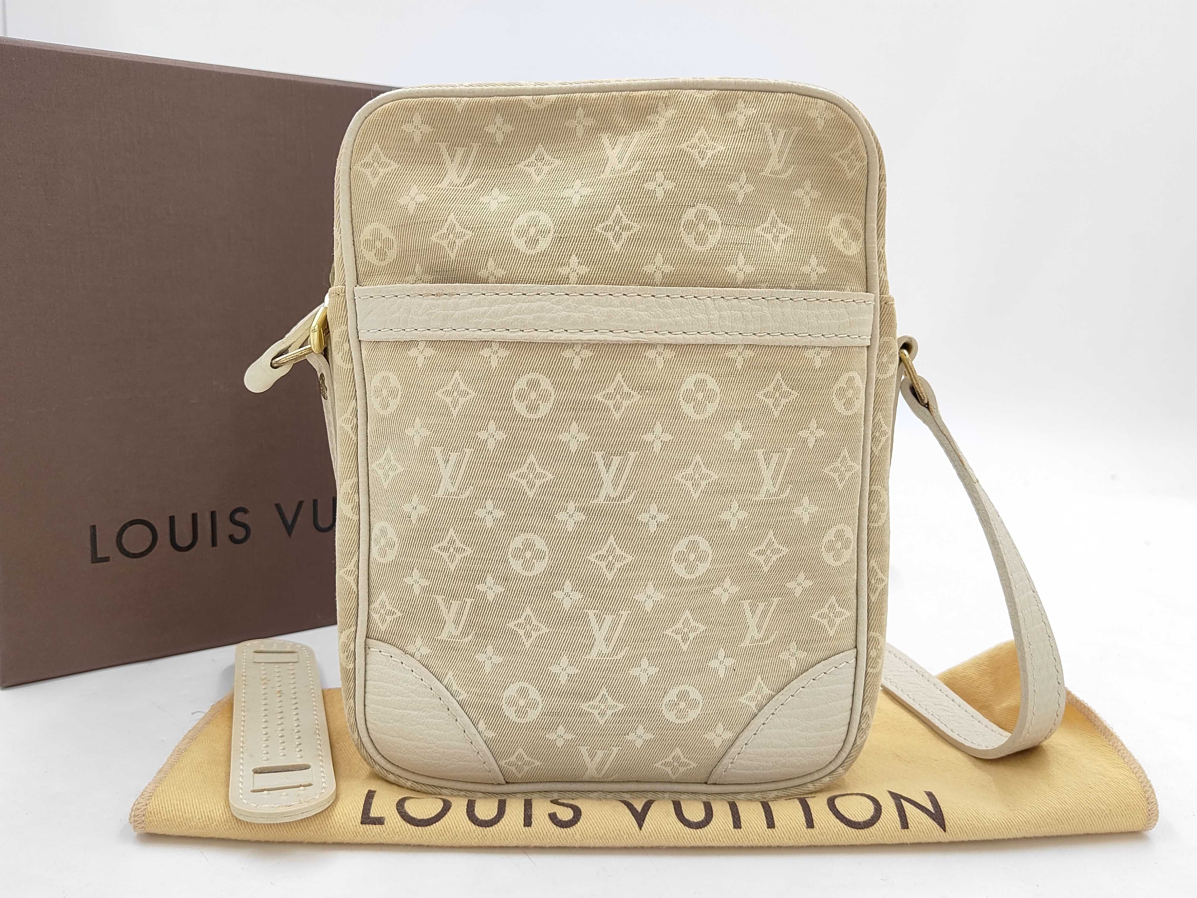 Monogram Mini Lin Louis Vuitton Monogram Mini Lin Danube Shoulder Bag M95318 TH0017 Shoulder Bag