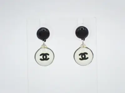 Coco Mark Clear Swing Earrings