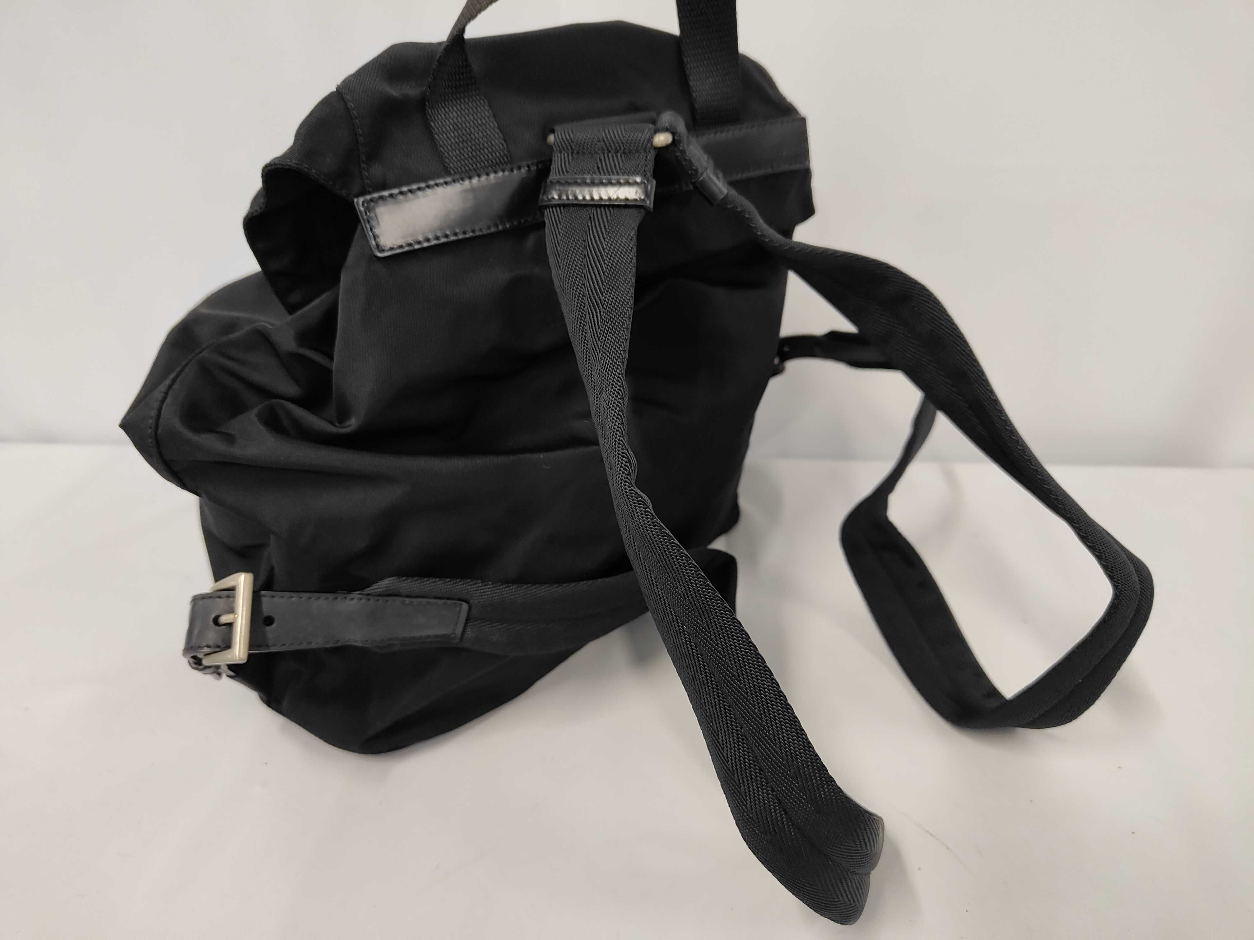 Tessuto Backpack, Black — view 3