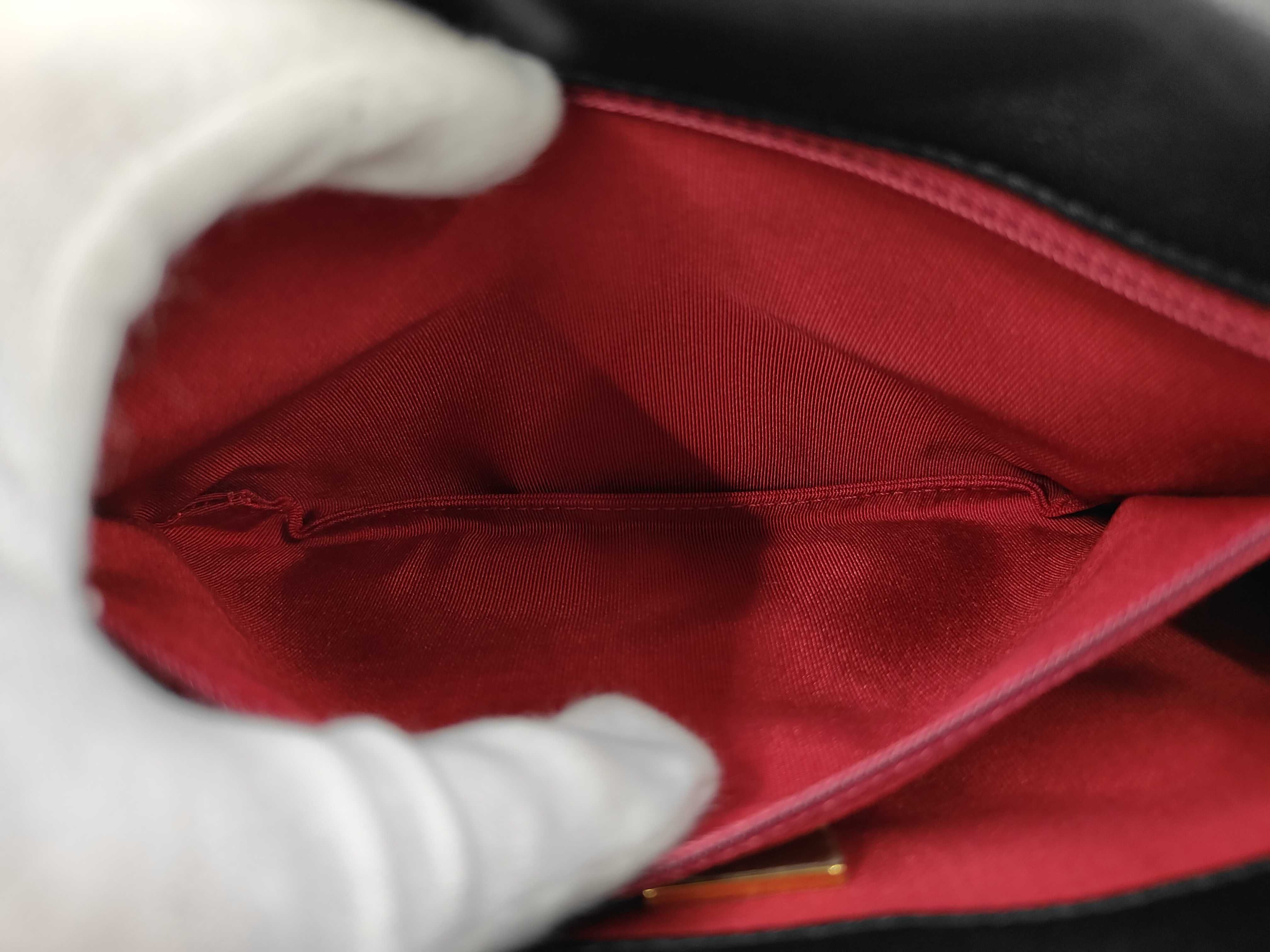 19 Lambskin Black AS1160 Shoulder Bag with Random Plate and Partially Protective Film — view 12