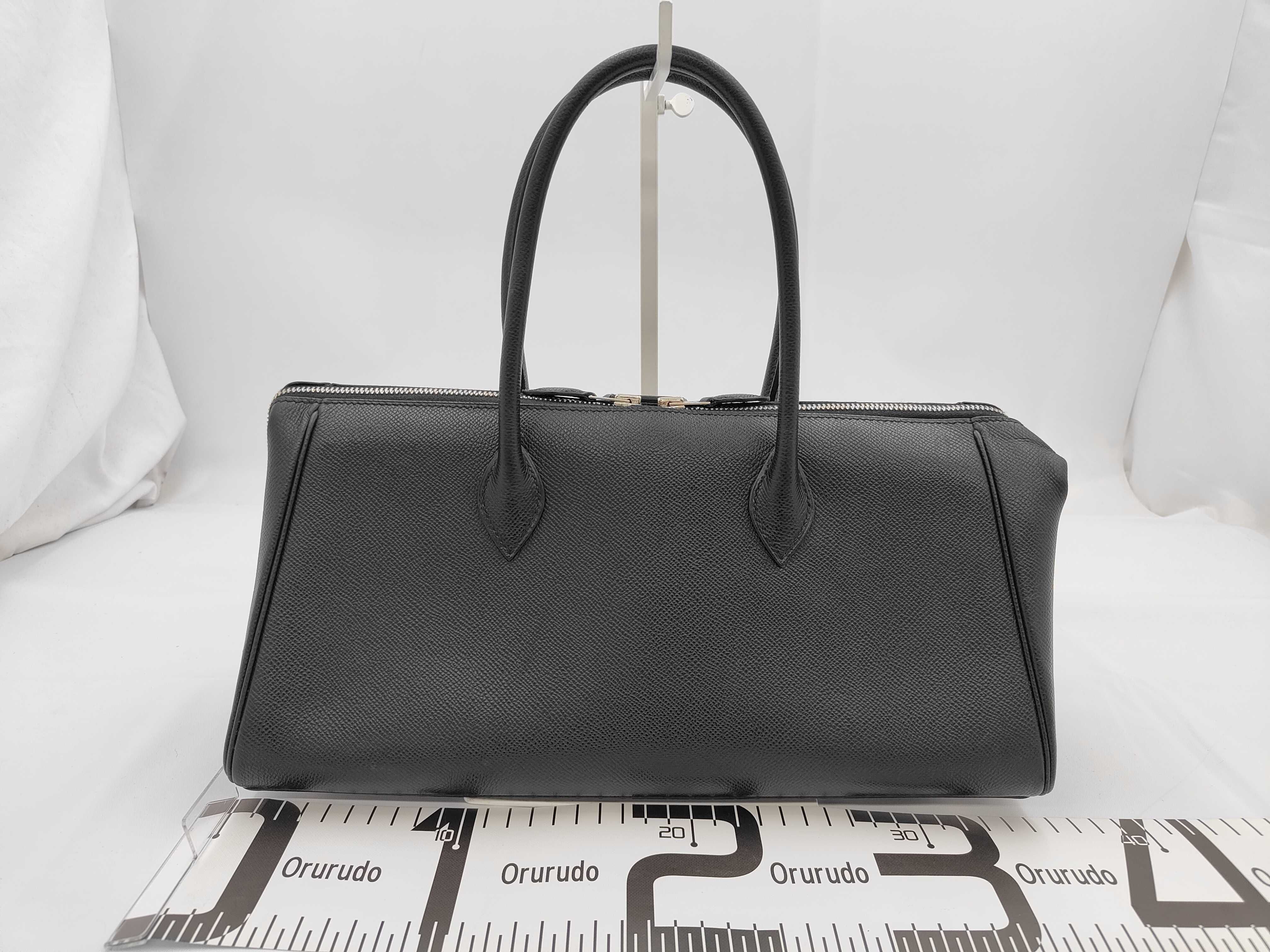 Veau Epsom Paris Bombay 27 K stamp Handbag Black Handbag — view 2