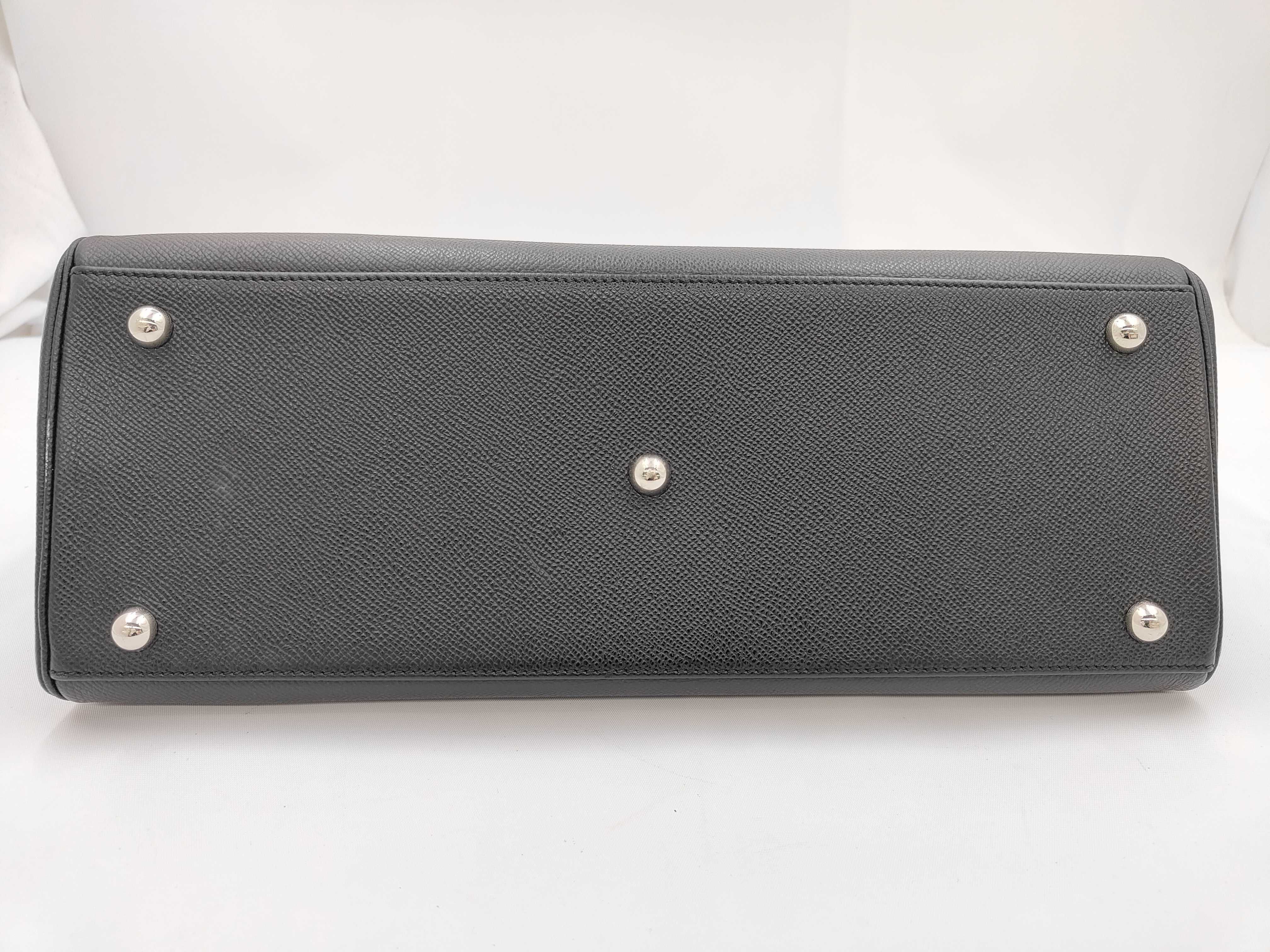 Veau Epsom Paris Bombay 27 K stamp Handbag Black Handbag — view 5
