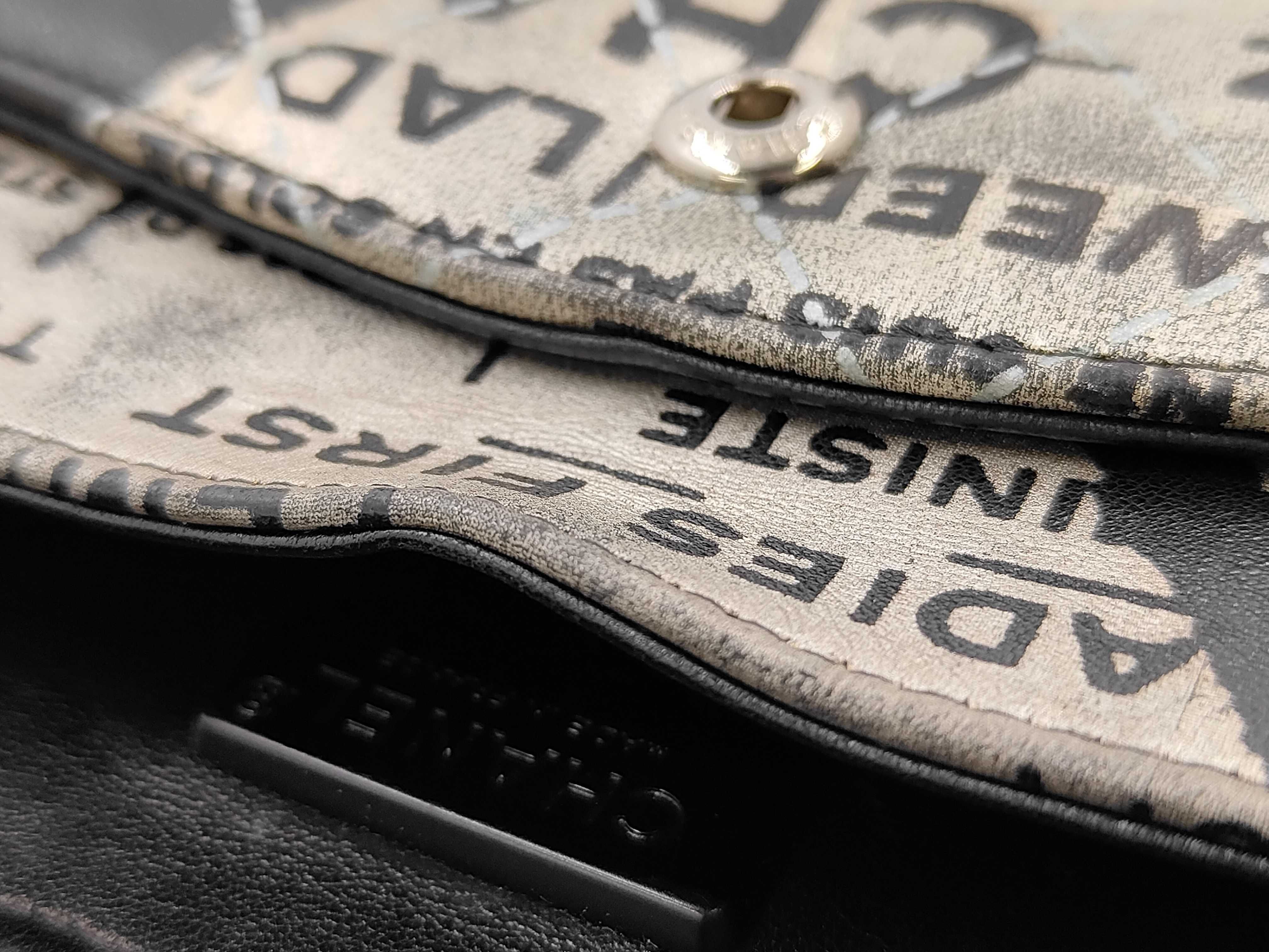 Matelassé Double Flap Newspaper Chain Shoulder Bag (Serial Number 21) — view 13