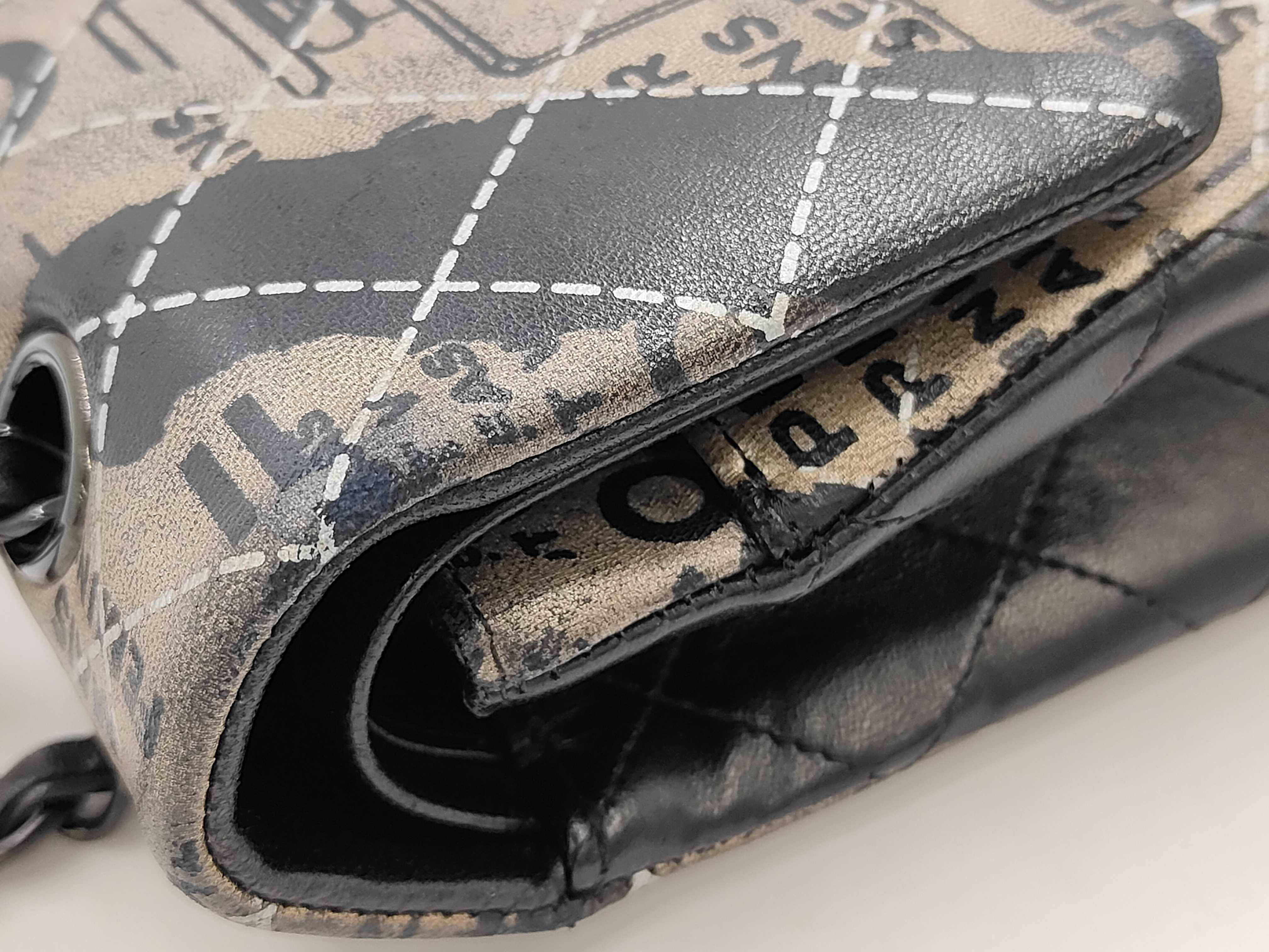Matelassé Double Flap Newspaper Chain Shoulder Bag (Serial Number 21) — view 7