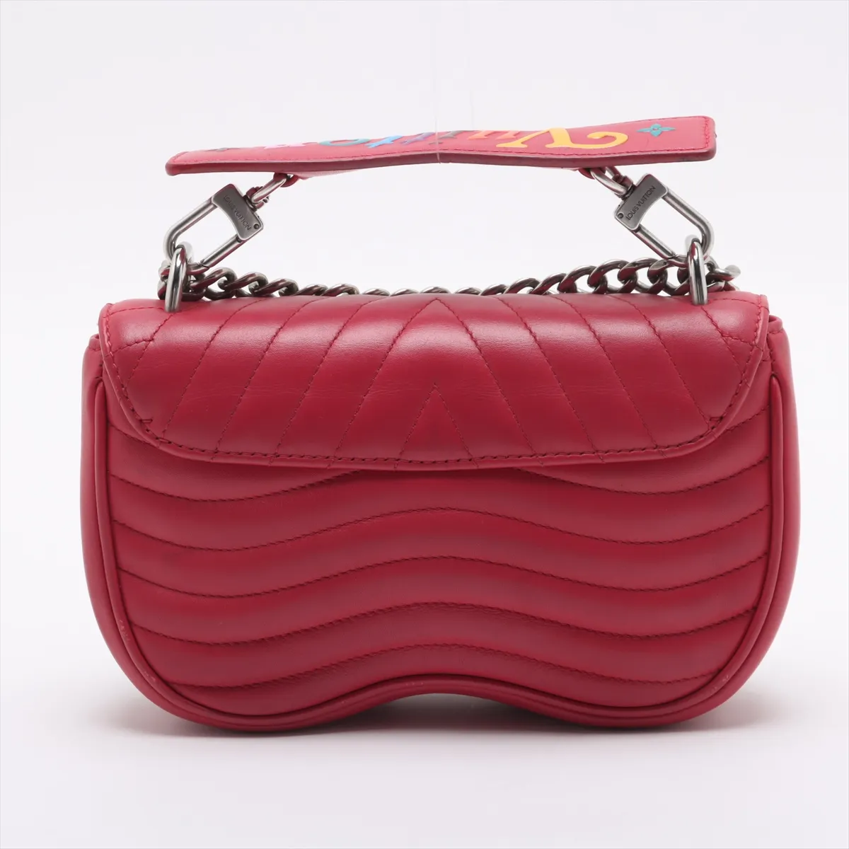 New Wave Lovelock Chain Bag PM M53213 NZ5118 Red RFID Reactive — view 2