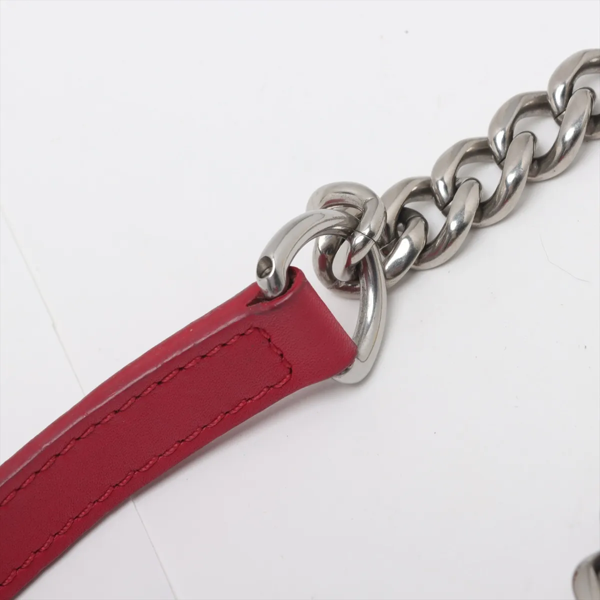 New Wave Lovelock Chain Bag PM M53213 NZ5118 Red RFID Reactive — view 12