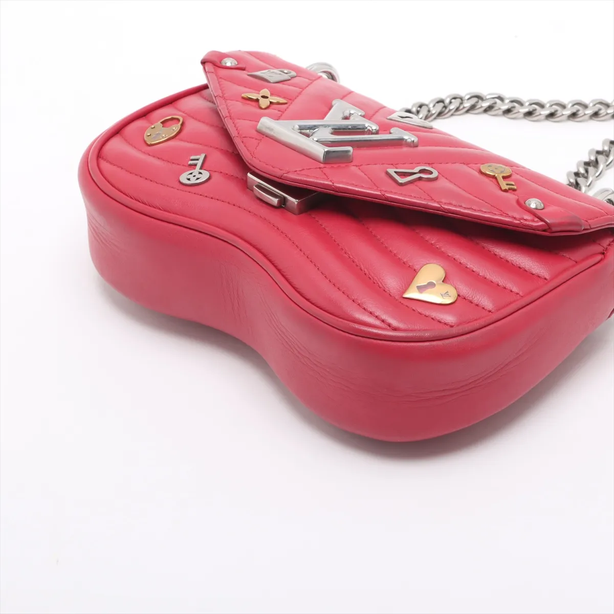 New Wave Lovelock Chain Bag PM M53213 NZ5118 Red RFID Reactive — view 3