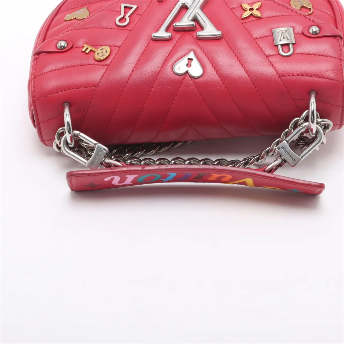 New Wave Lovelock Chain Bag PM M53213 NZ5118 Red RFID Reactive — view 5