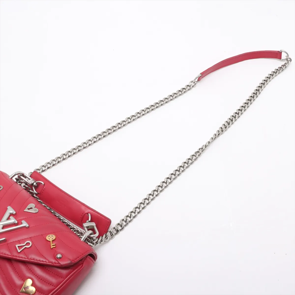 New Wave Lovelock Chain Bag PM M53213 NZ5118 Red RFID Reactive — view 7