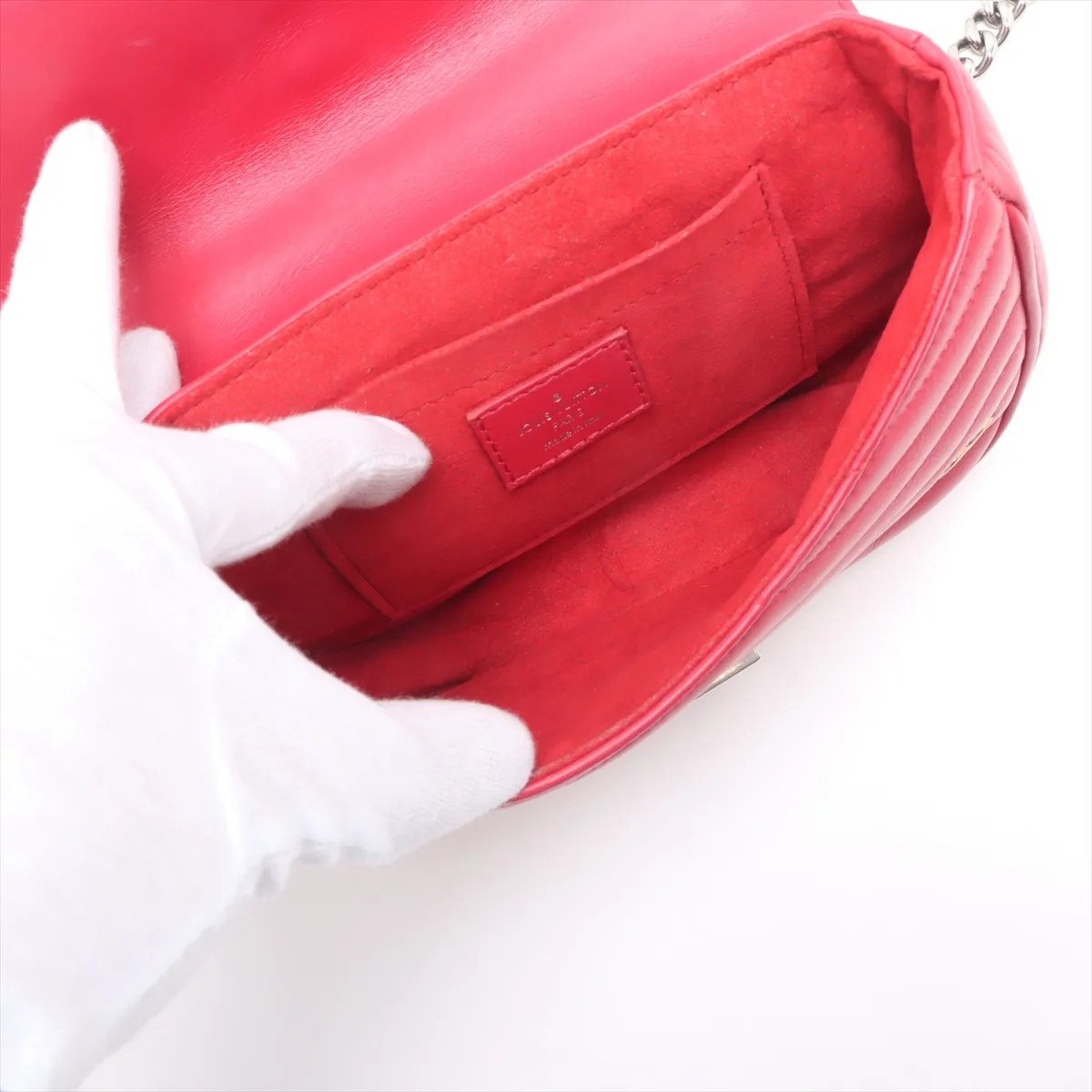 New Wave Lovelock Chain Bag PM M53213 NZ5118 Red RFID Reactive — view 8