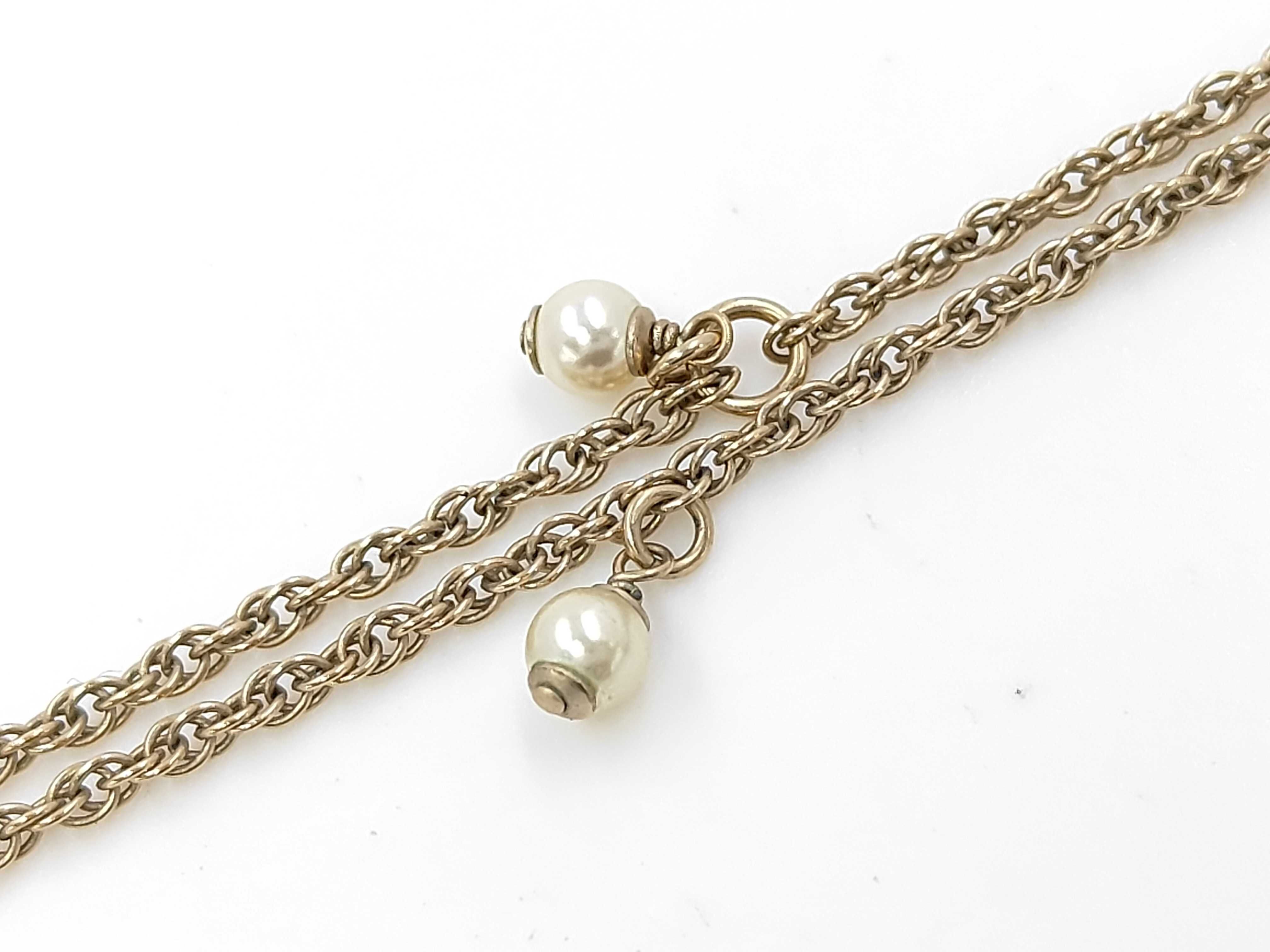 Coco Mark Pearl Necklace — view 4