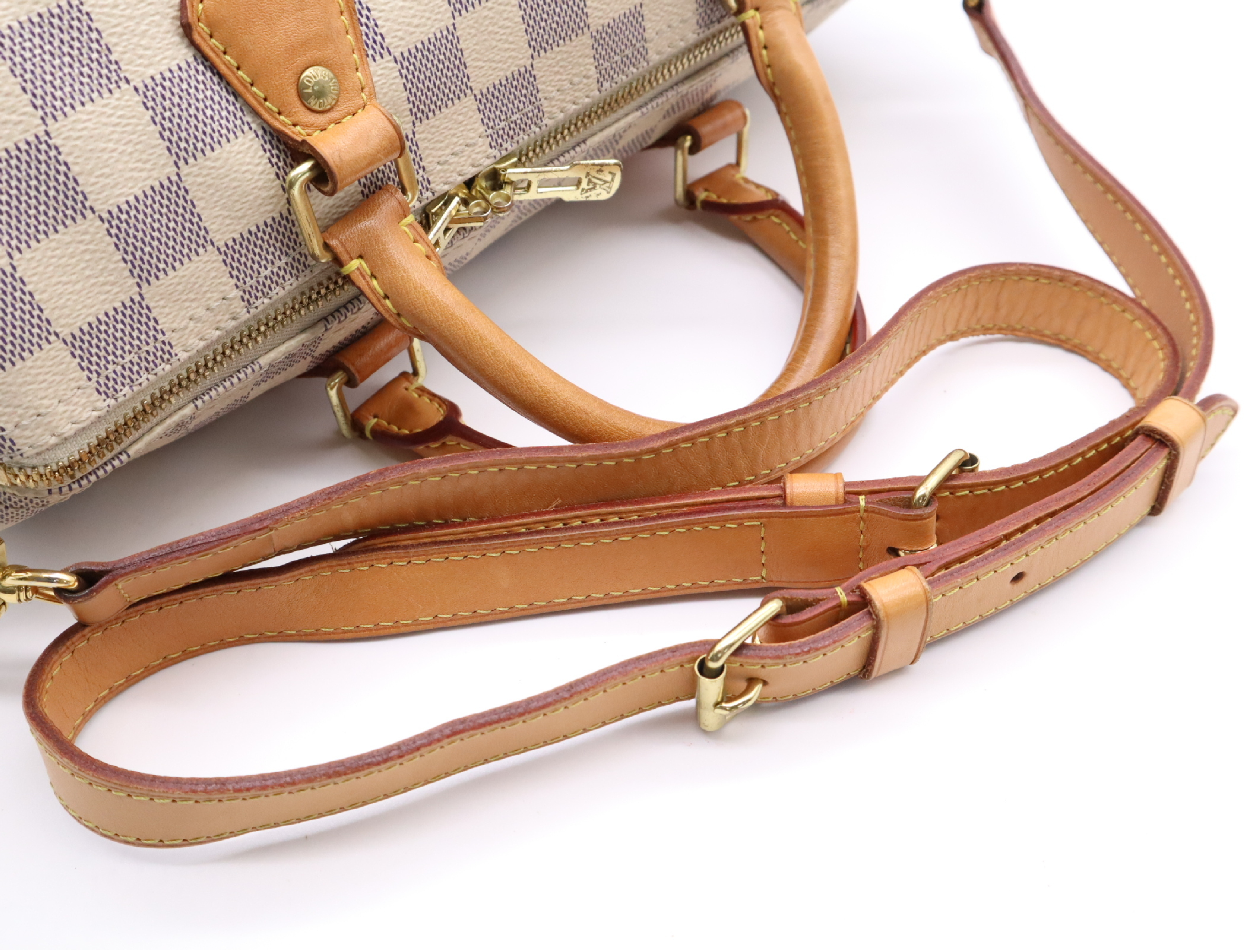 N41373 Azur Speedy Bandoulière 30 Handbag with Shoulder Strap — view 12