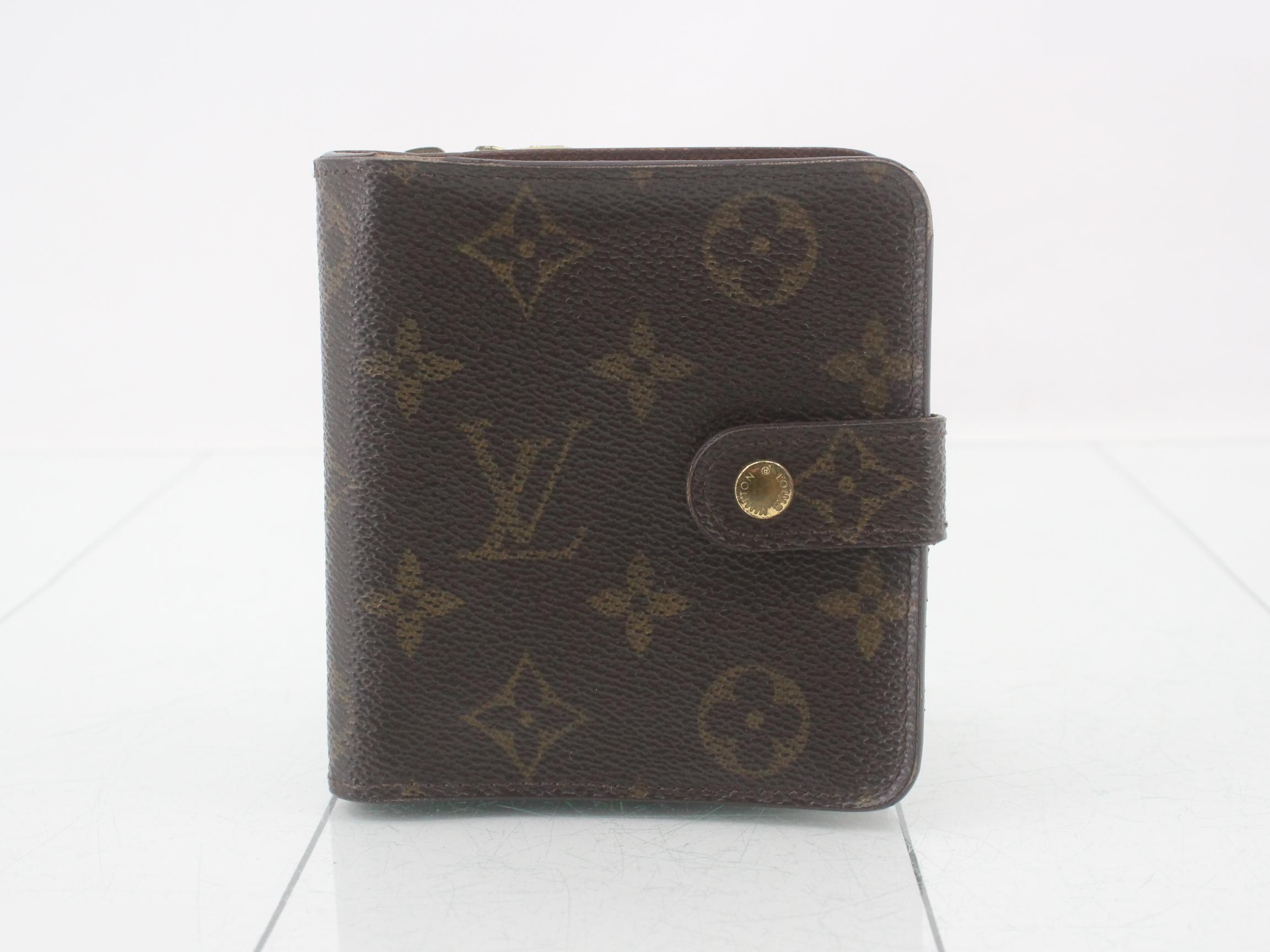 Monogram Compact Zip