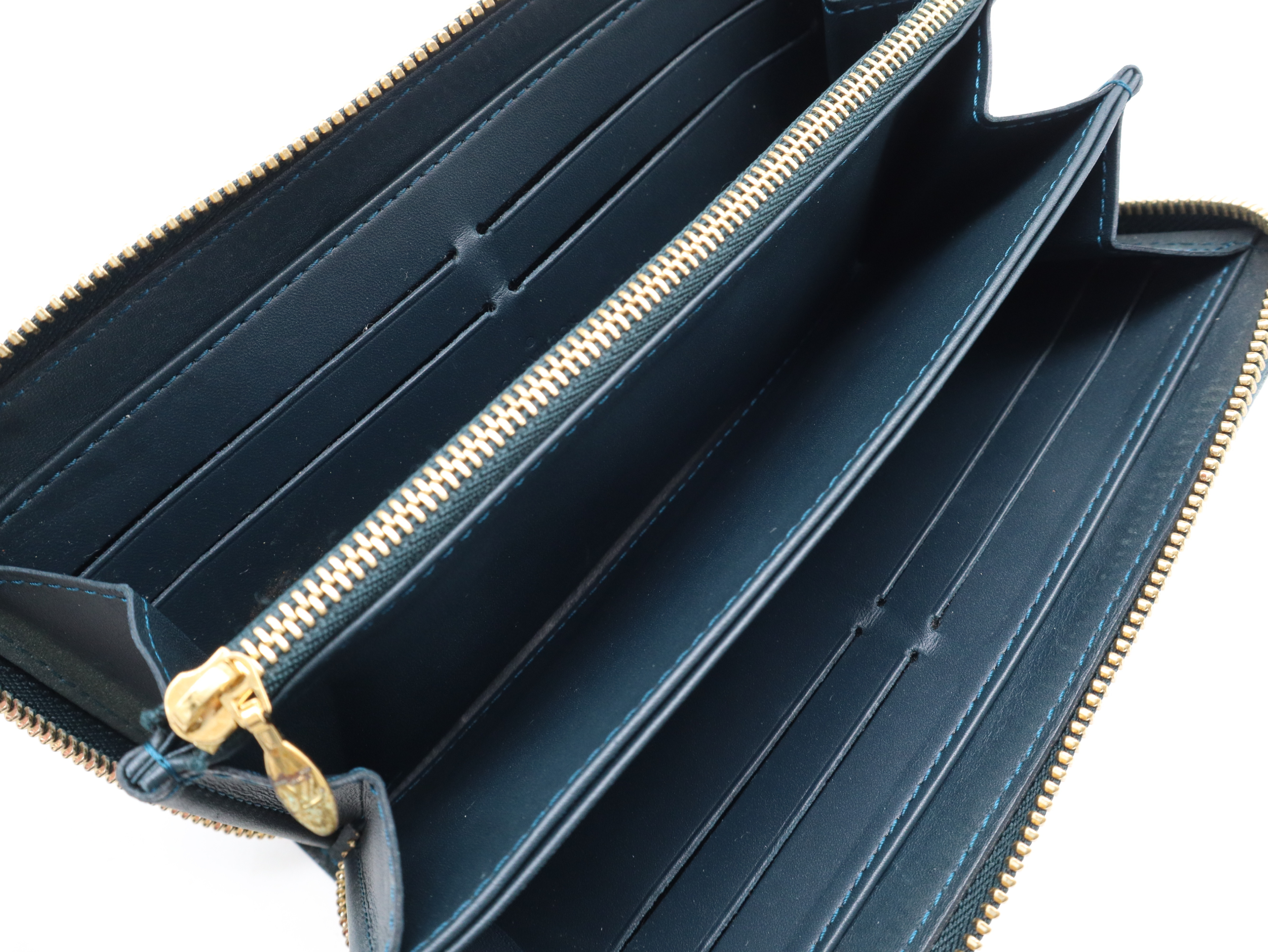 M93722 Monogram Vernis Zippy Wallet Blue Nuit — view 11