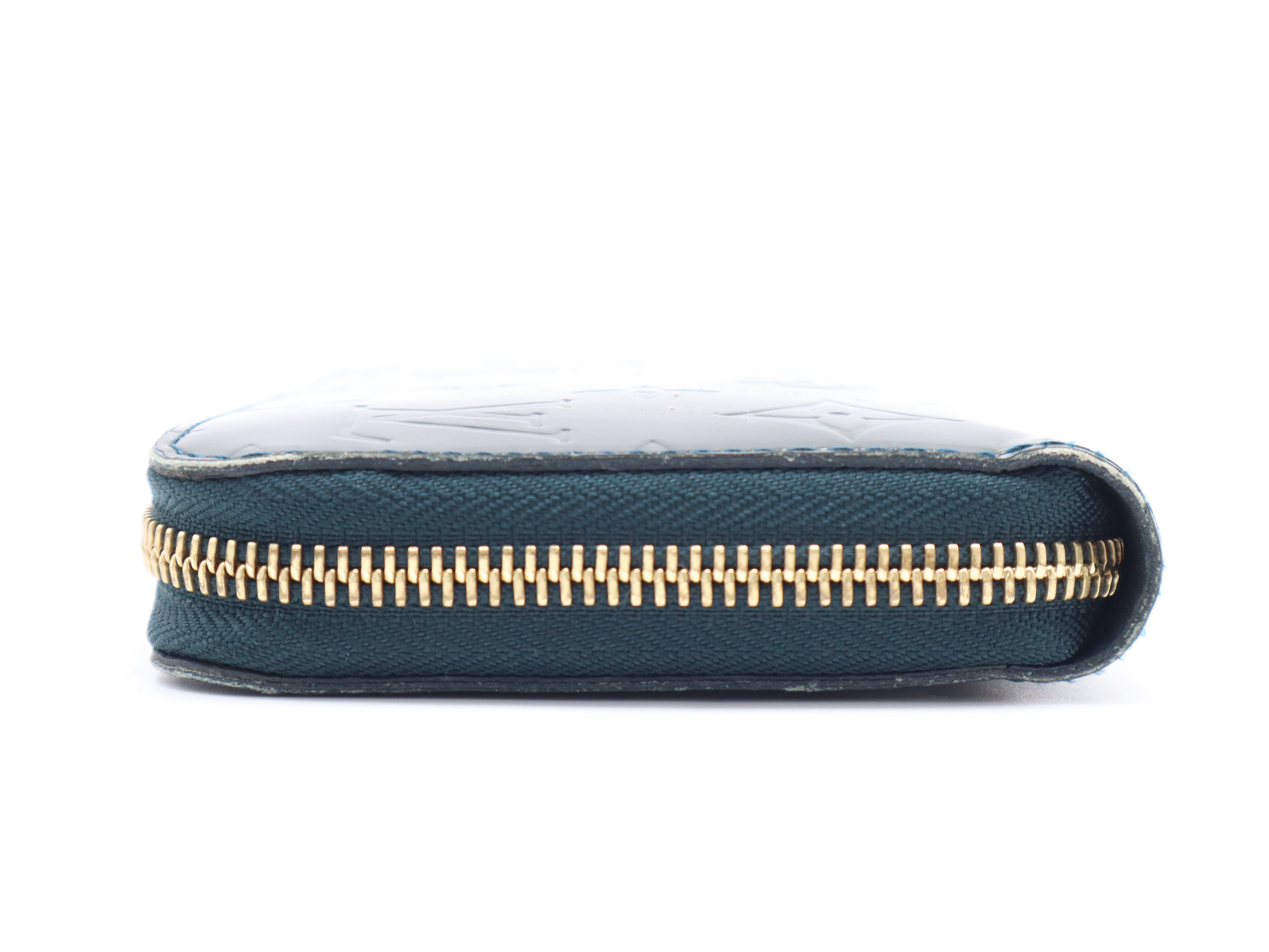 M93722 Monogram Vernis Zippy Wallet Blue Nuit — view 3