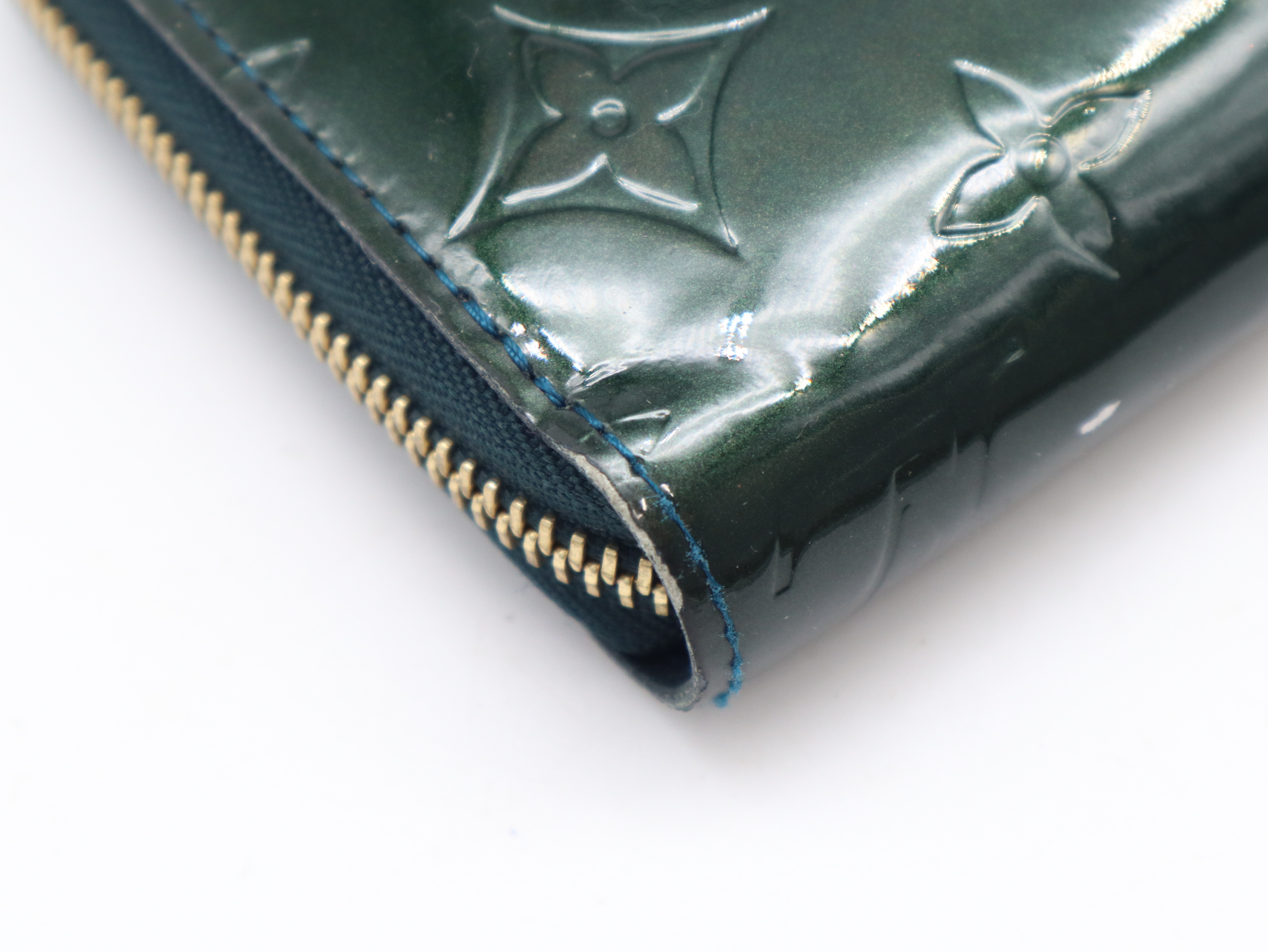 M93722 Monogram Vernis Zippy Wallet Blue Nuit — view 7