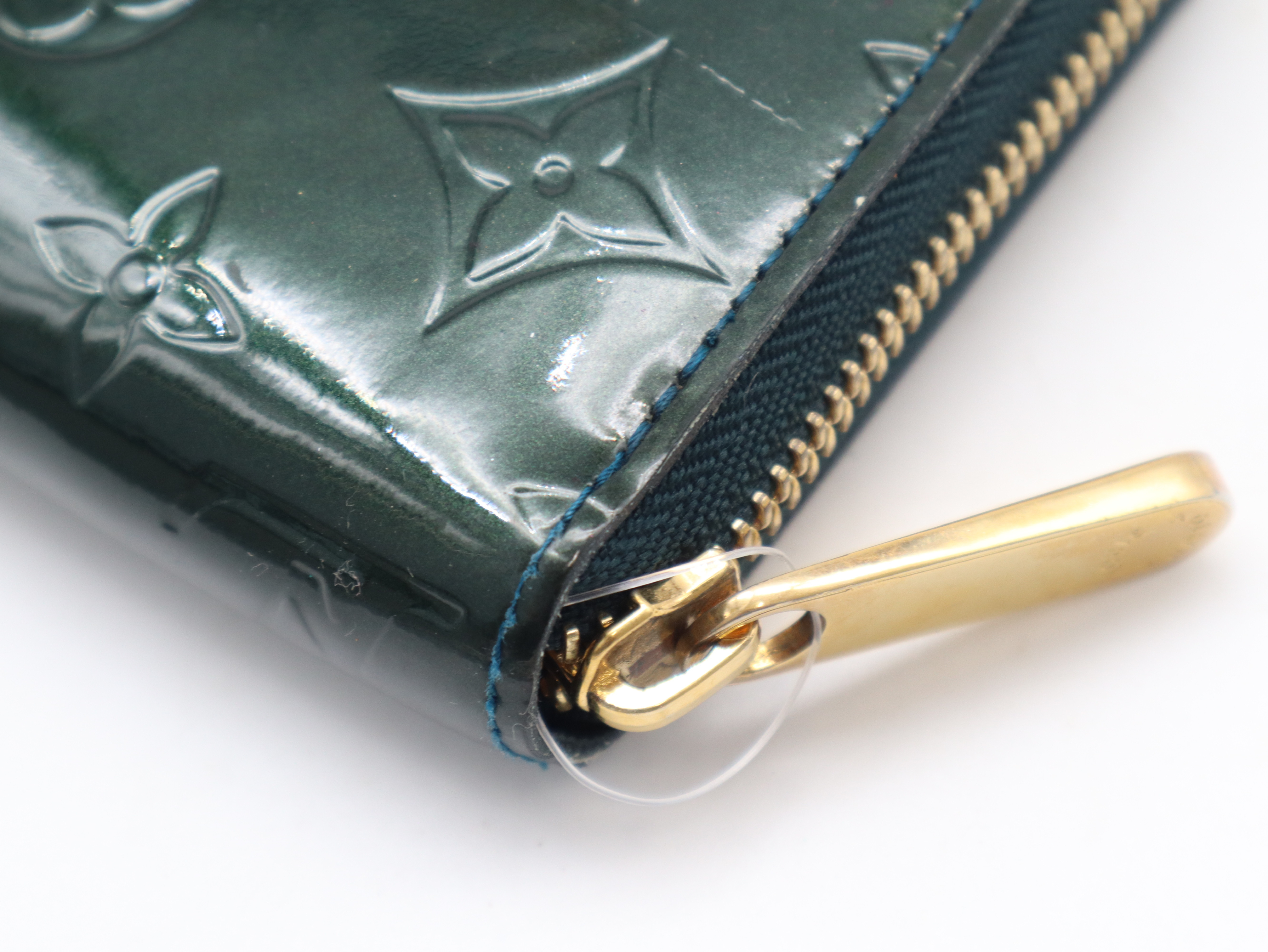 M93722 Monogram Vernis Zippy Wallet Blue Nuit — view 8