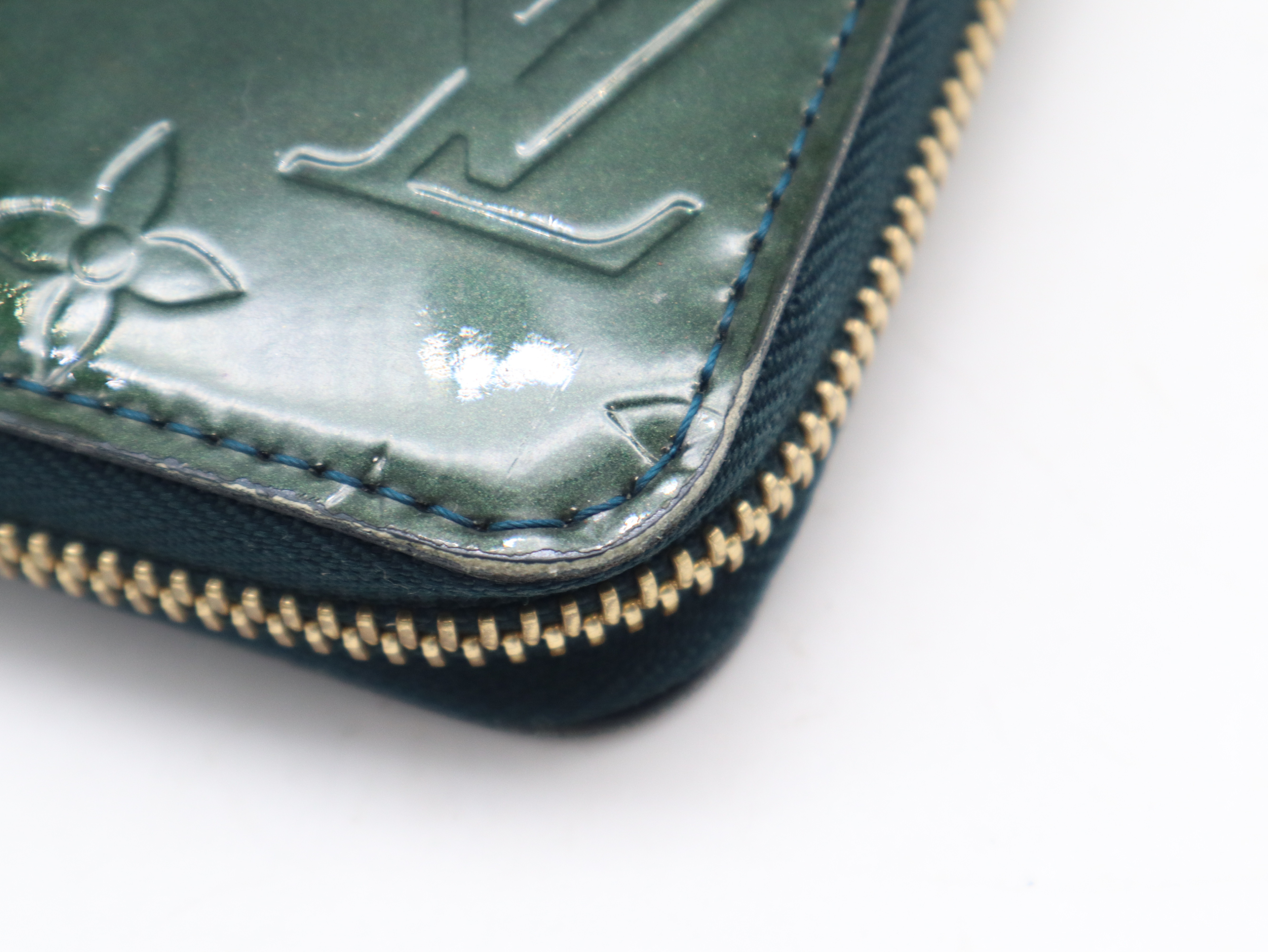 M93722 Monogram Vernis Zippy Wallet Blue Nuit — view 10