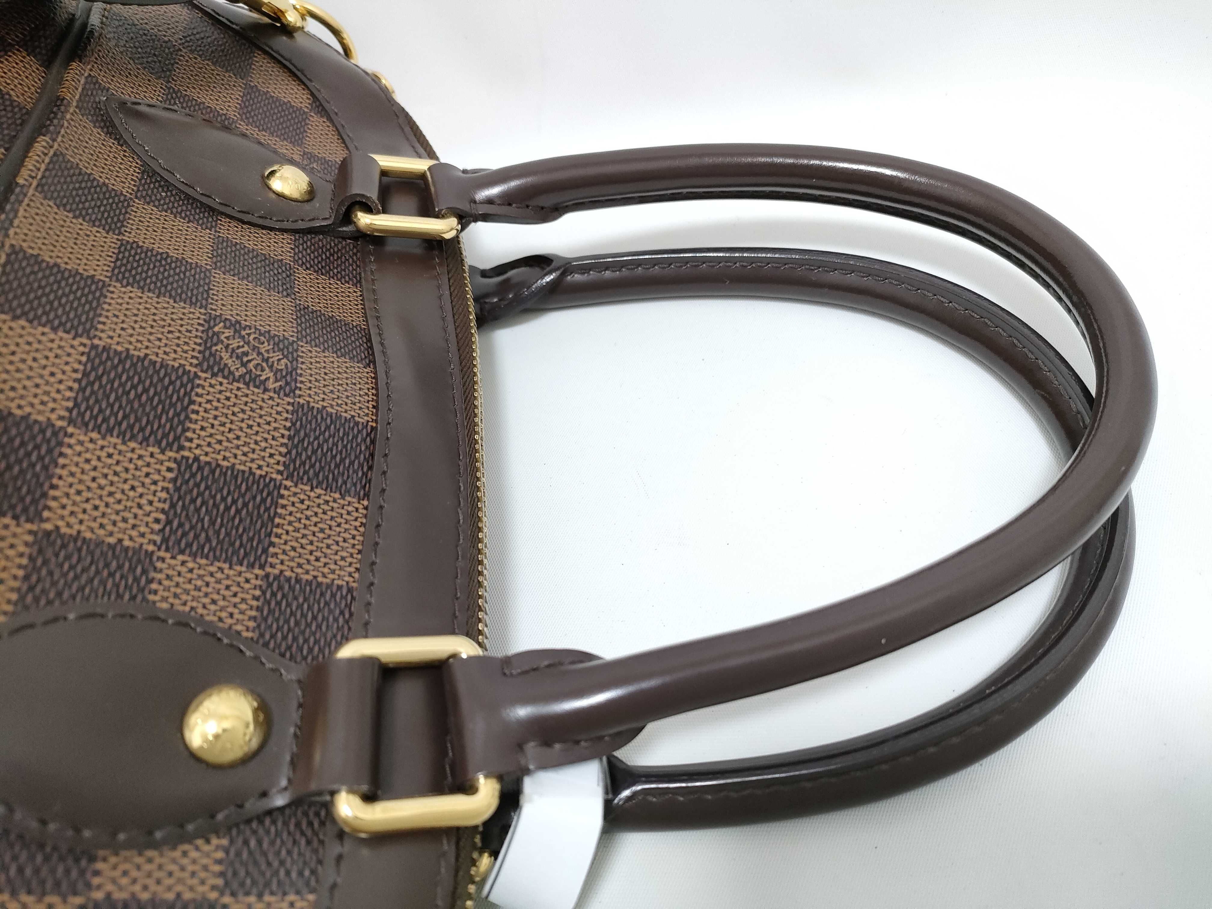 Damier ID- Canvas Trevi 34cm Handbag GHW — view 3