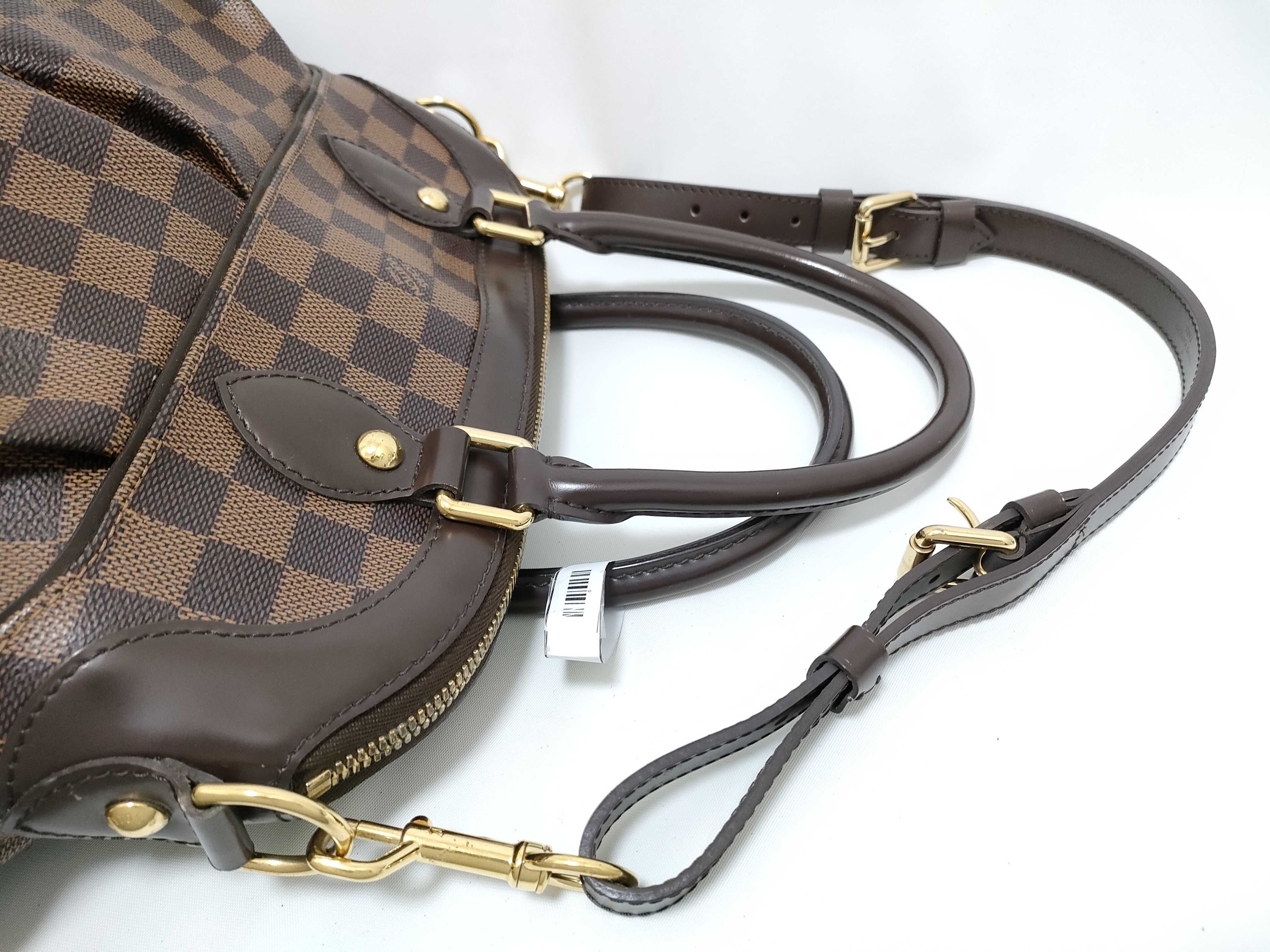 Damier ID- Canvas Trevi 34cm Handbag GHW — view 6