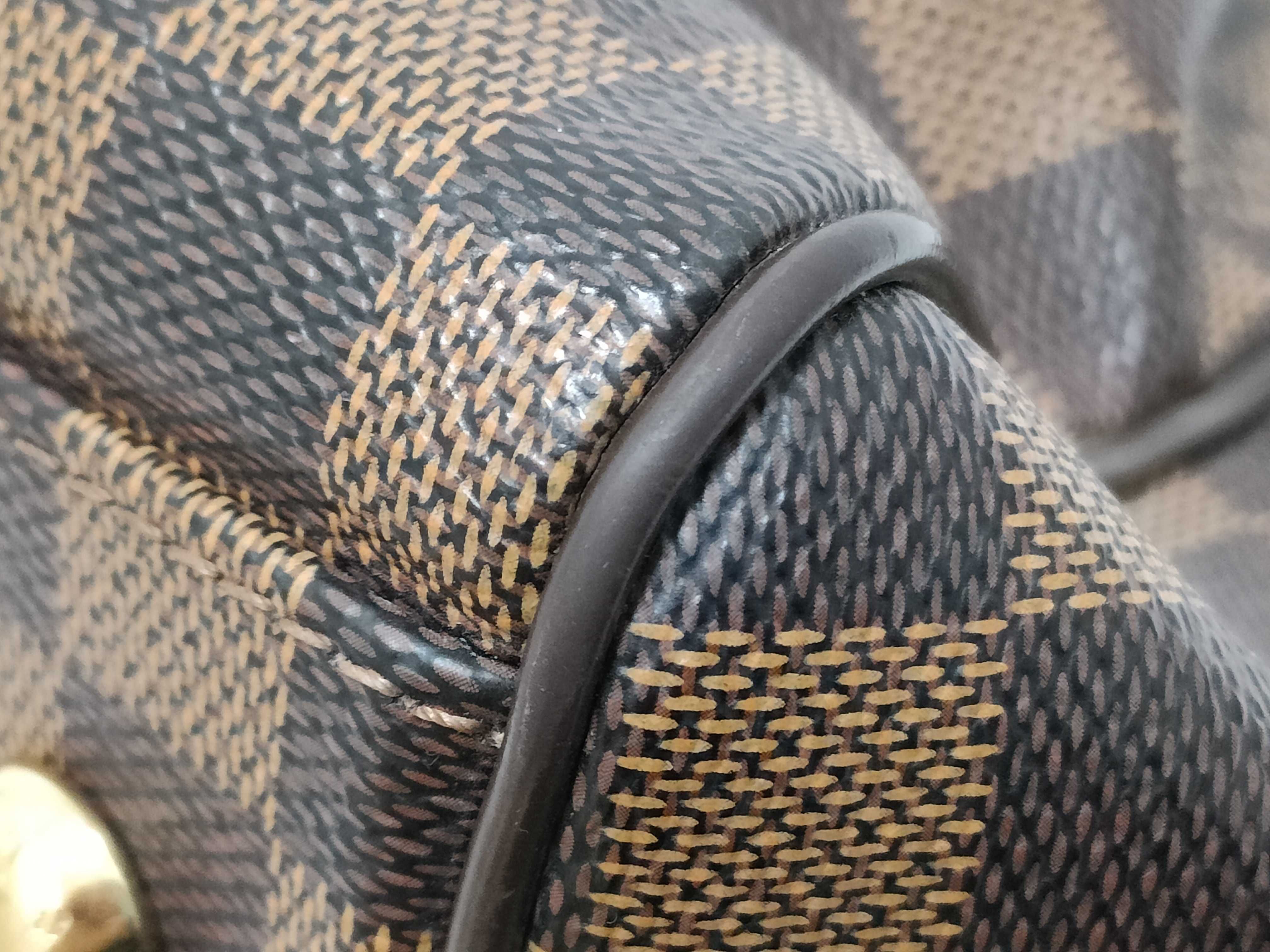 Damier ID- Canvas Trevi 34cm Handbag GHW — view 8
