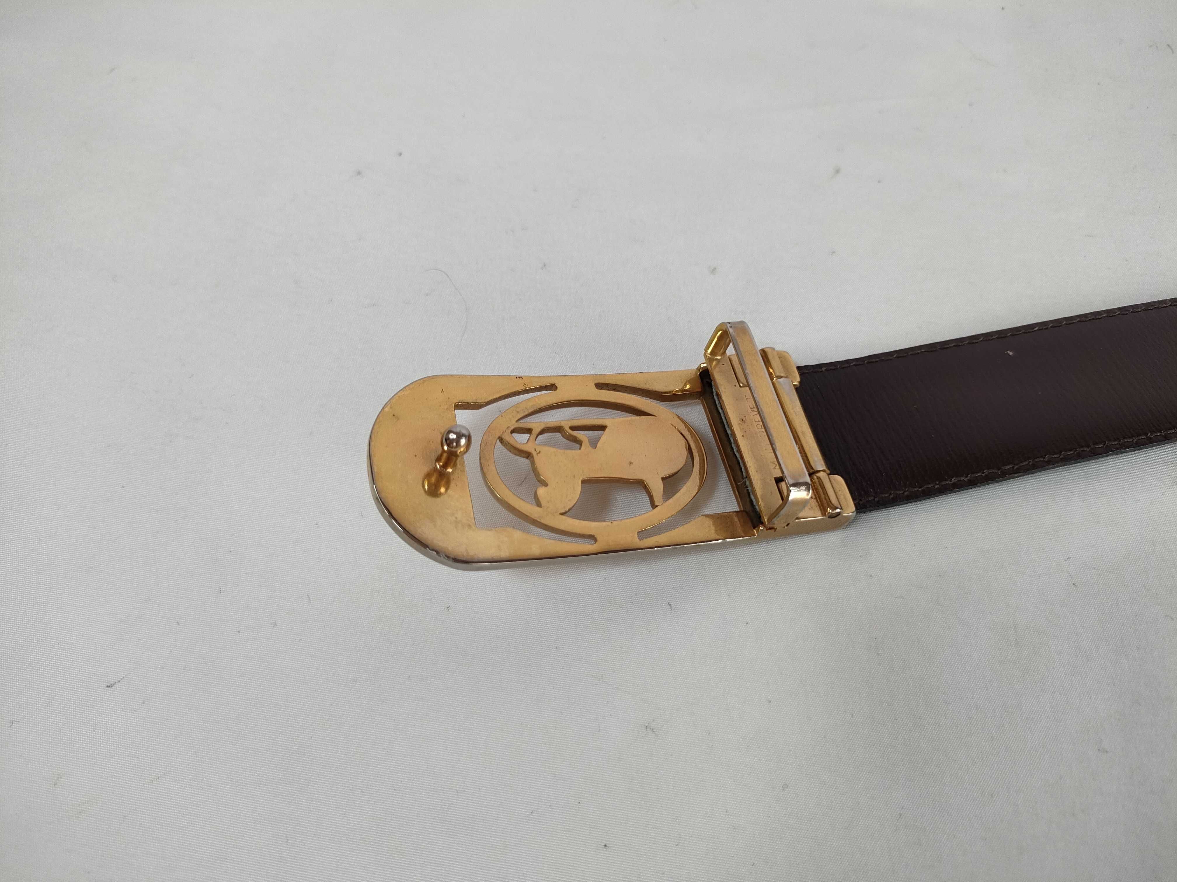 carriage buckle round belt — view 8