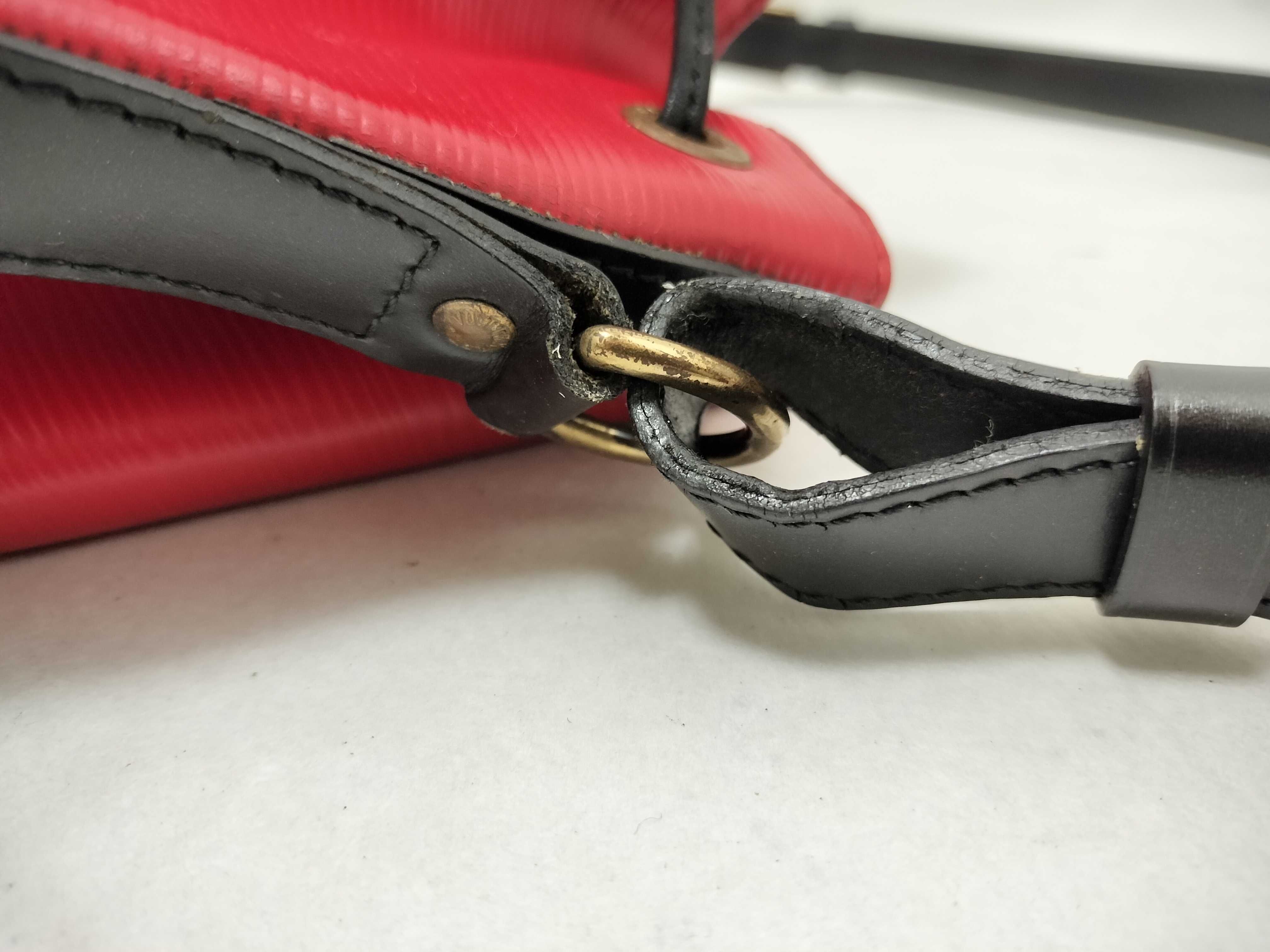 Epi Leather Shoulder Bag, Red Epi NeoNoe M55303 — view 5