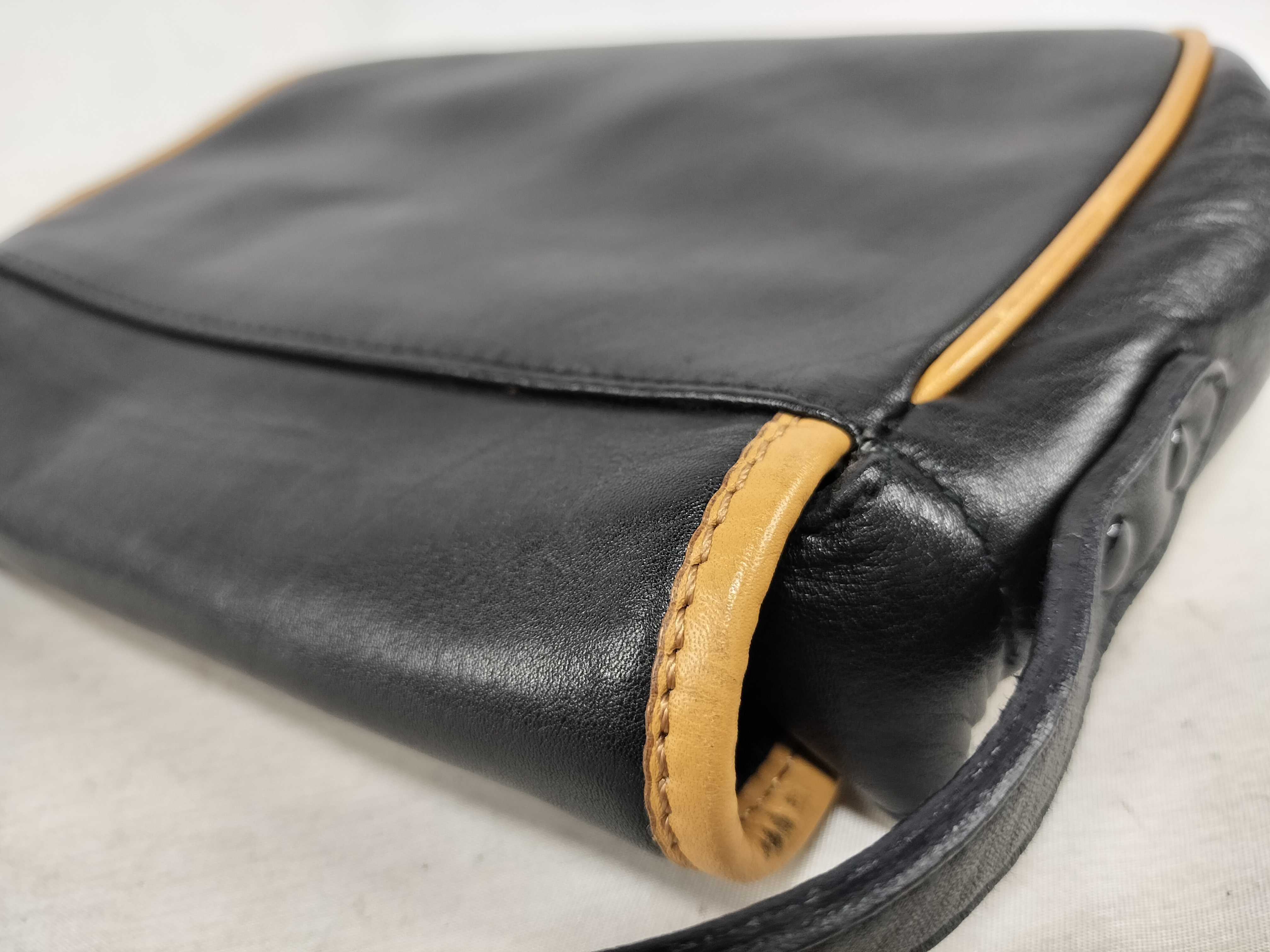 Leather Shoulder Bag Black Shoulder Bag — view 14