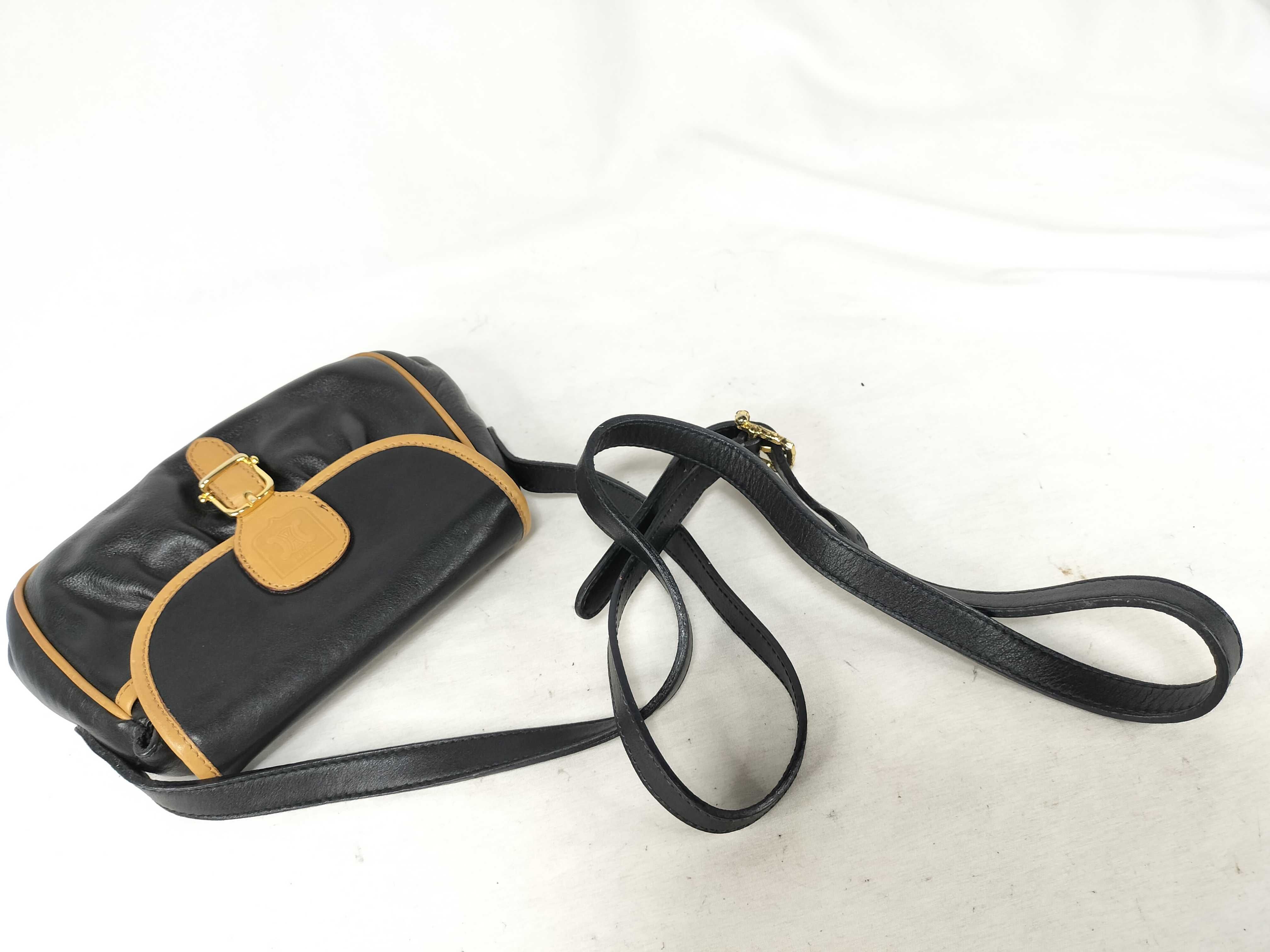 Leather Shoulder Bag Black Shoulder Bag — view 3