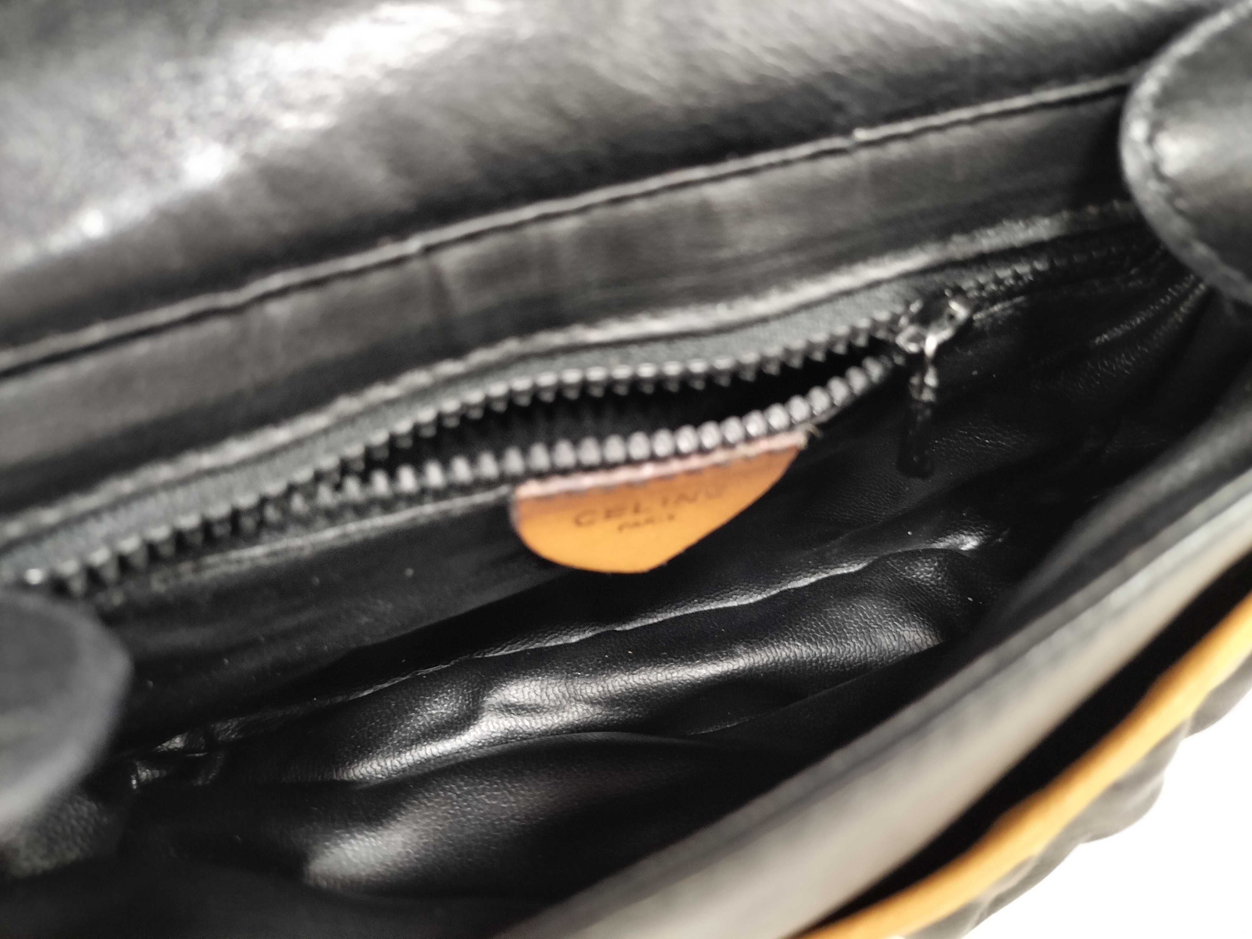 Leather Shoulder Bag Black Shoulder Bag — view 10