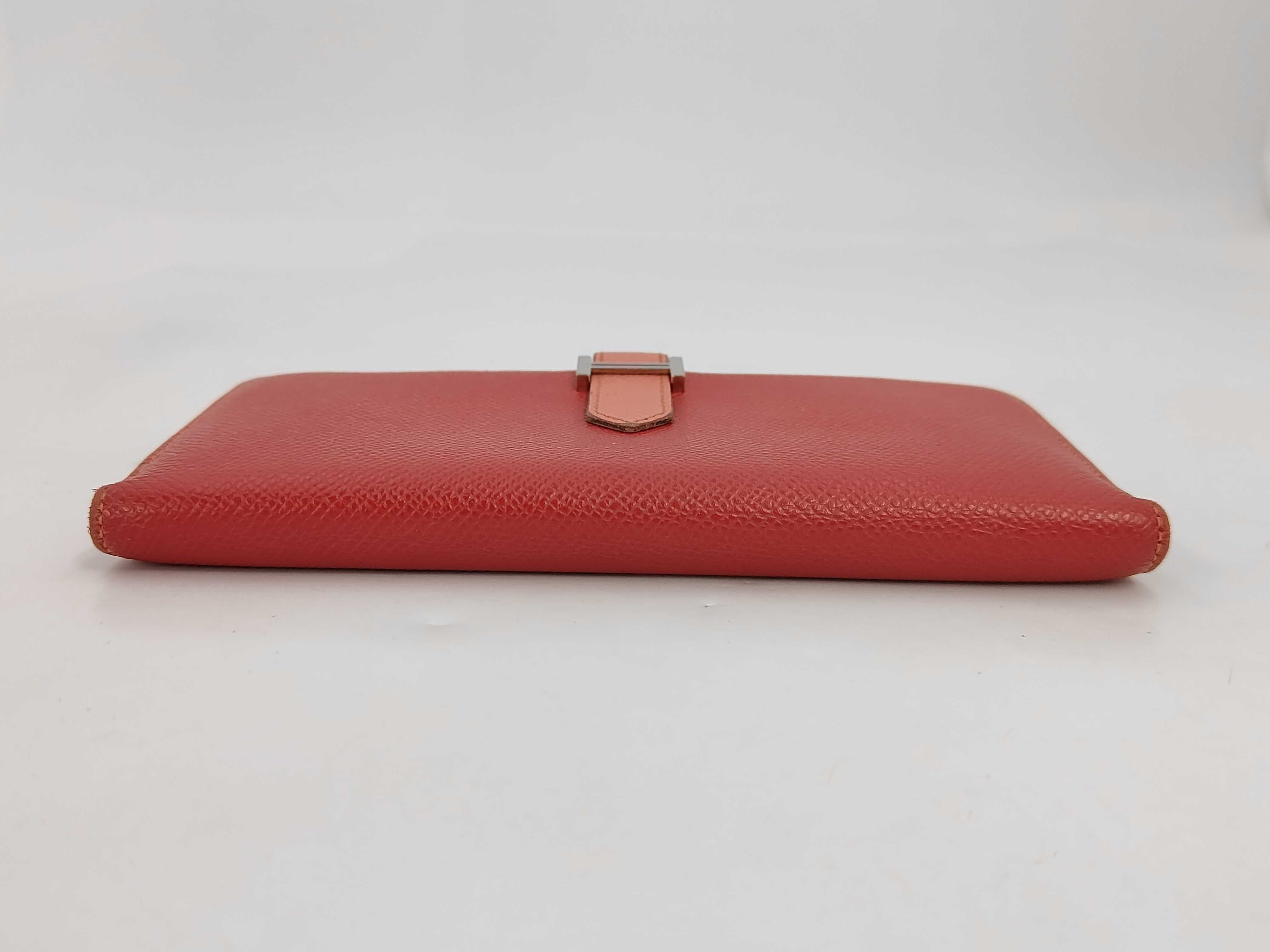 Bairn Hermes Bairn Soufflé Vaux Epson SV Hardware Rouge Cazac x Flamingo Q Wallet — view 3
