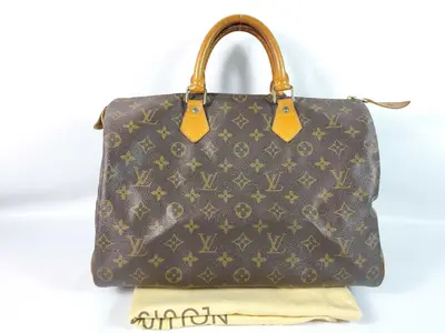 Monogram Louis Vuitton Speedy 35 Monogram Handbag