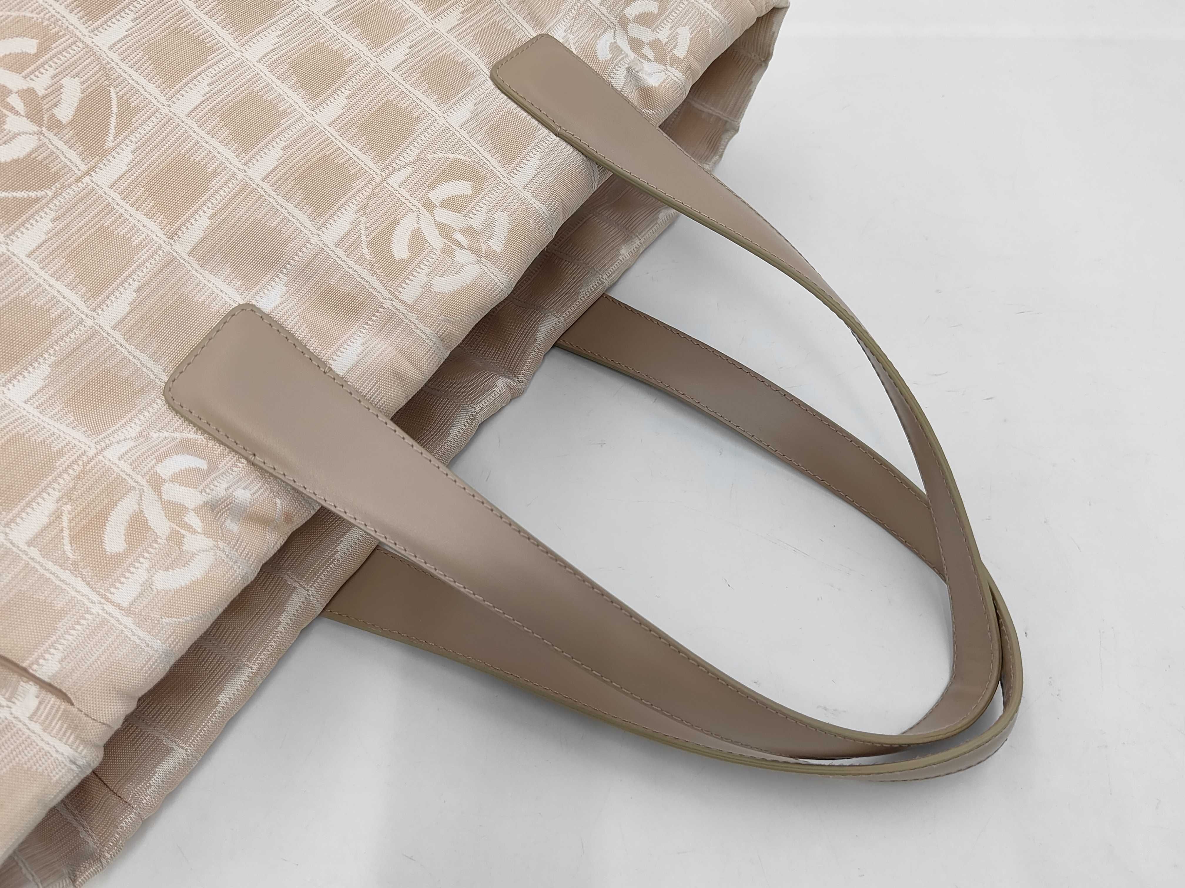 New Travel Line Beige Tote Bag — view 3