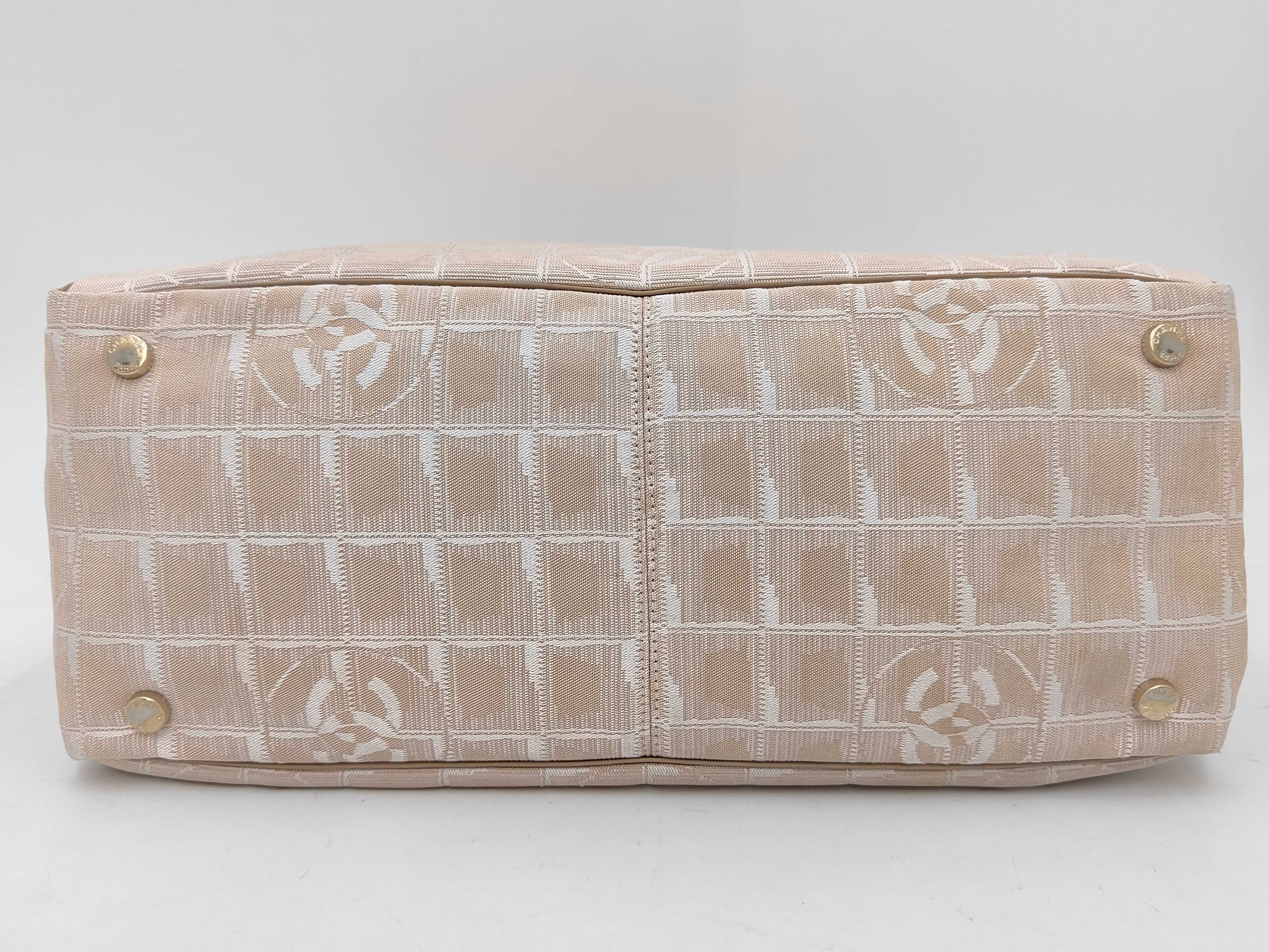 New Travel Line Beige Tote Bag — view 6