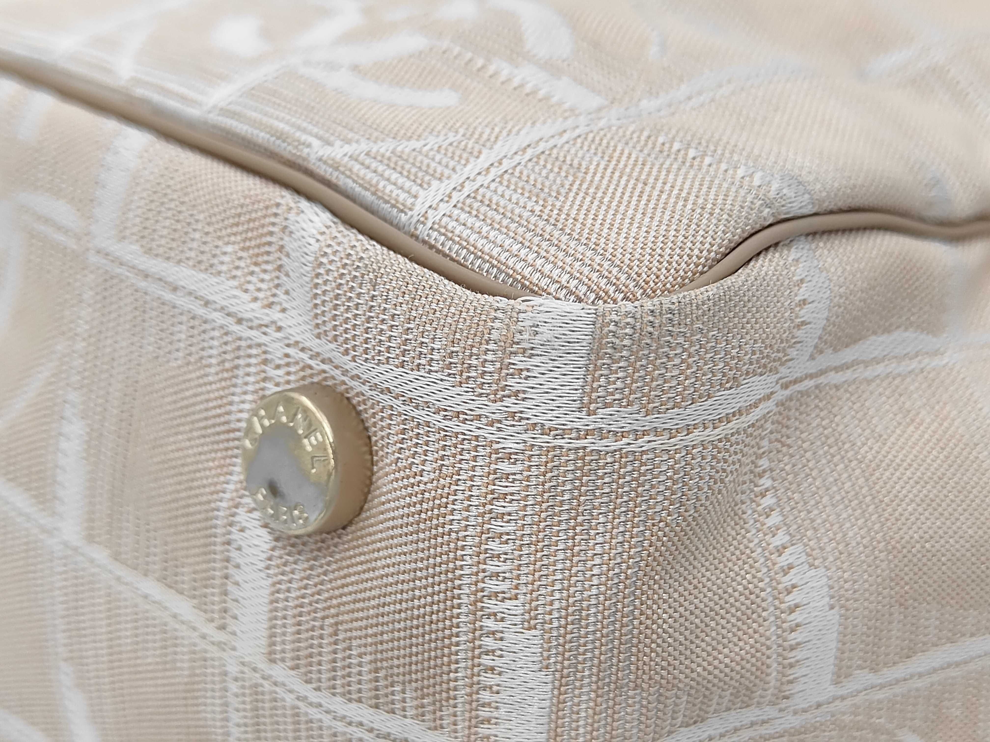 New Travel Line Beige Tote Bag — view 7