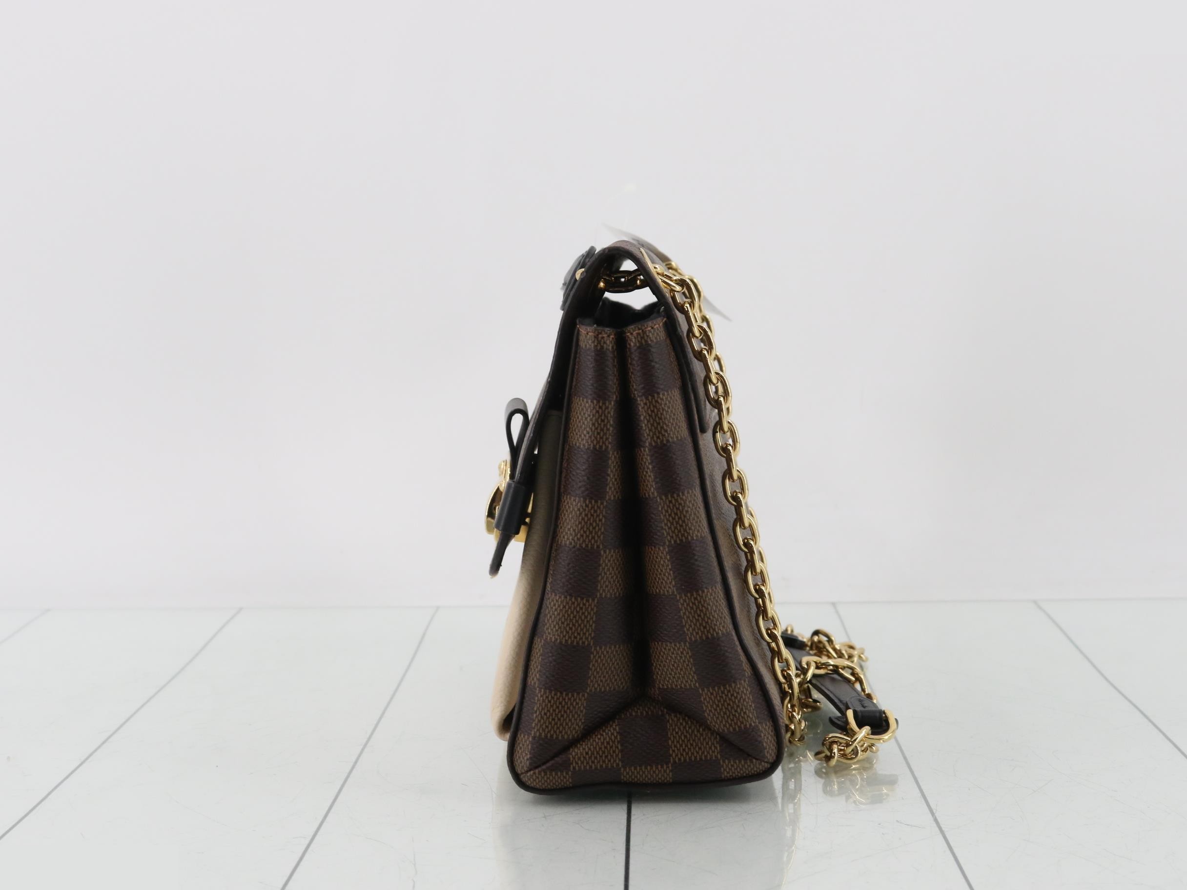 Damier Vavin PM Crème Shoulder Bag — view 3