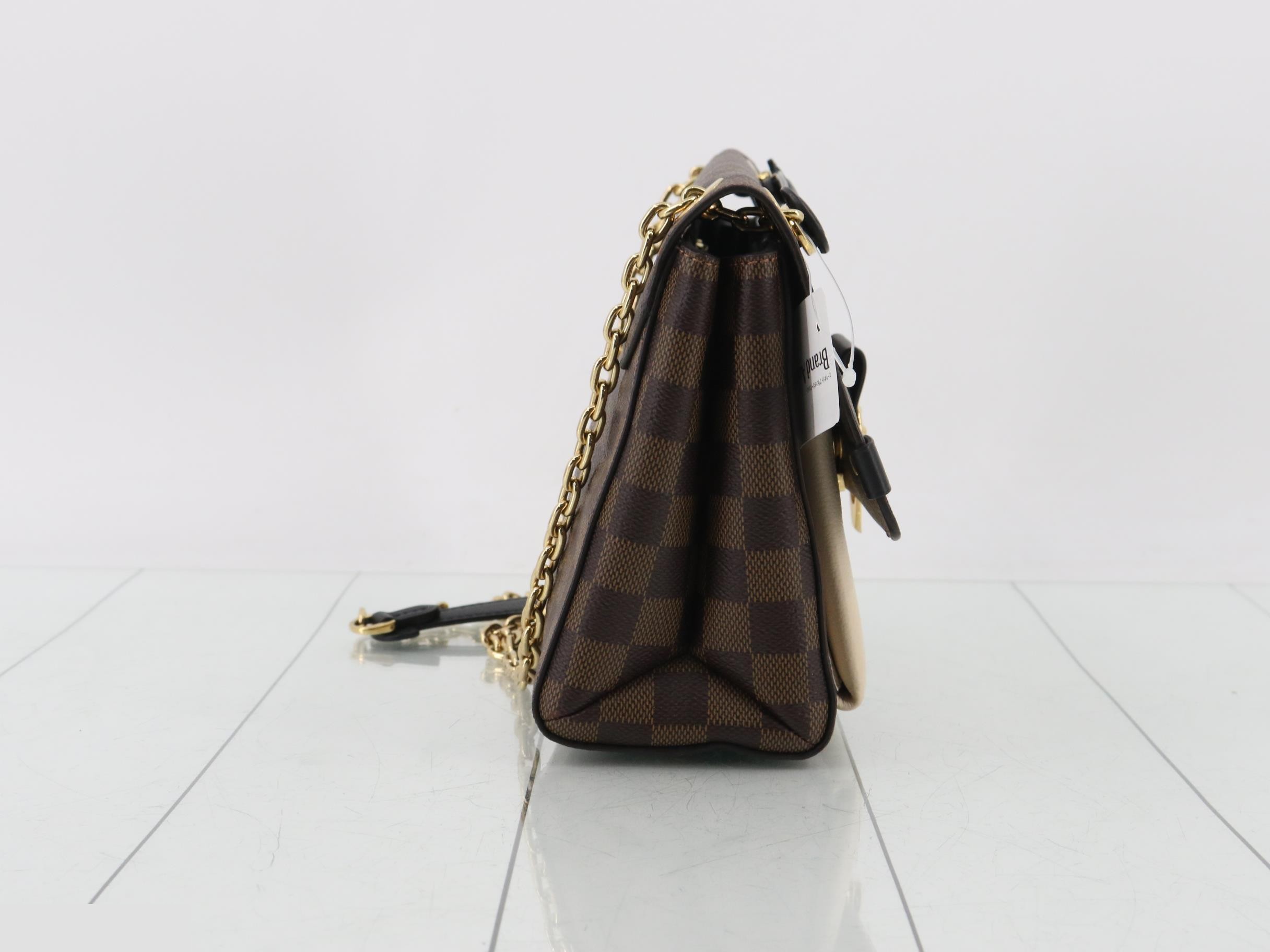 Damier Vavin PM Crème Shoulder Bag — view 4