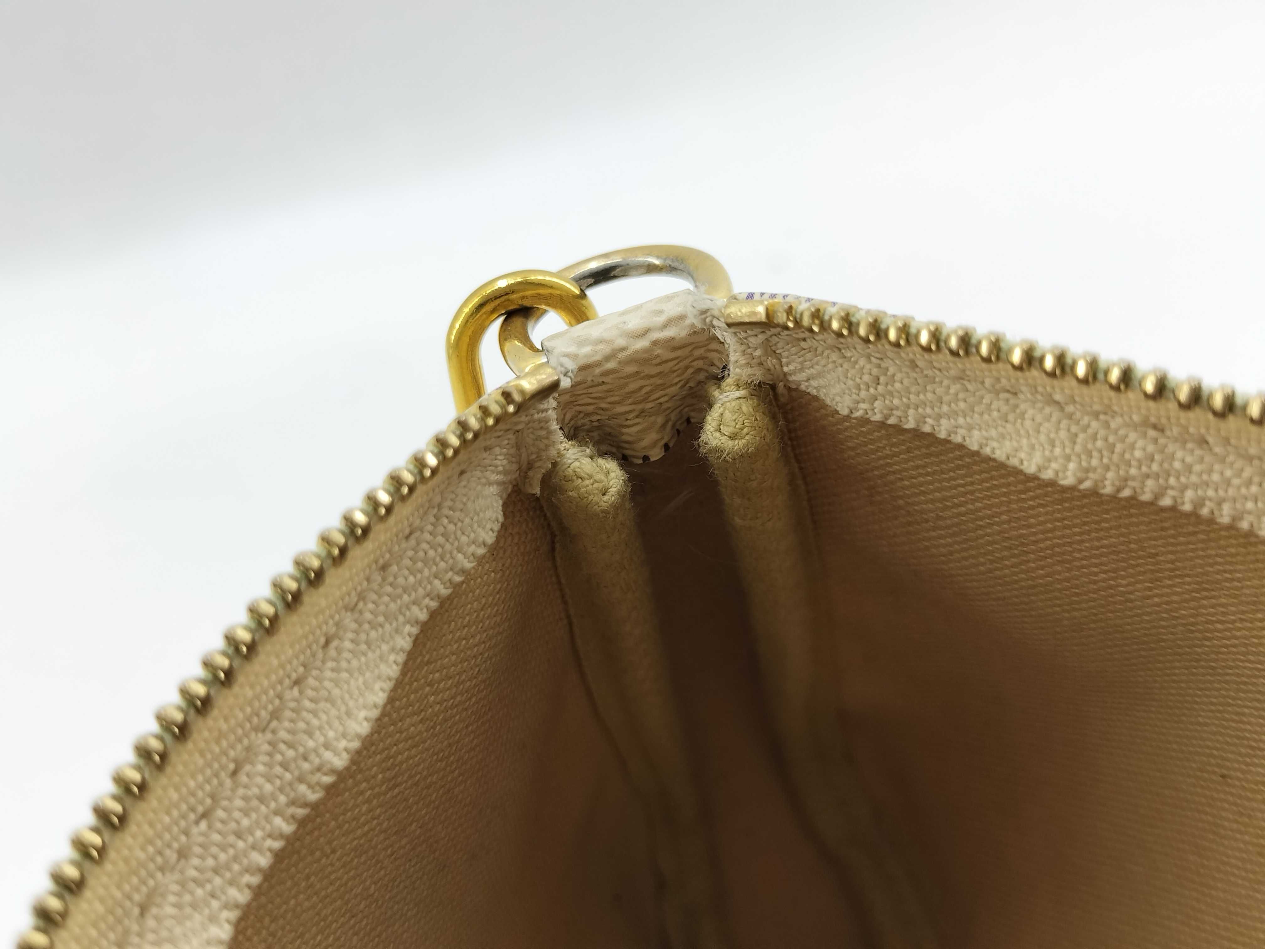 Damier Azur Louis Vuitton N62200 Damier Mini Pochette Pouch — view 13