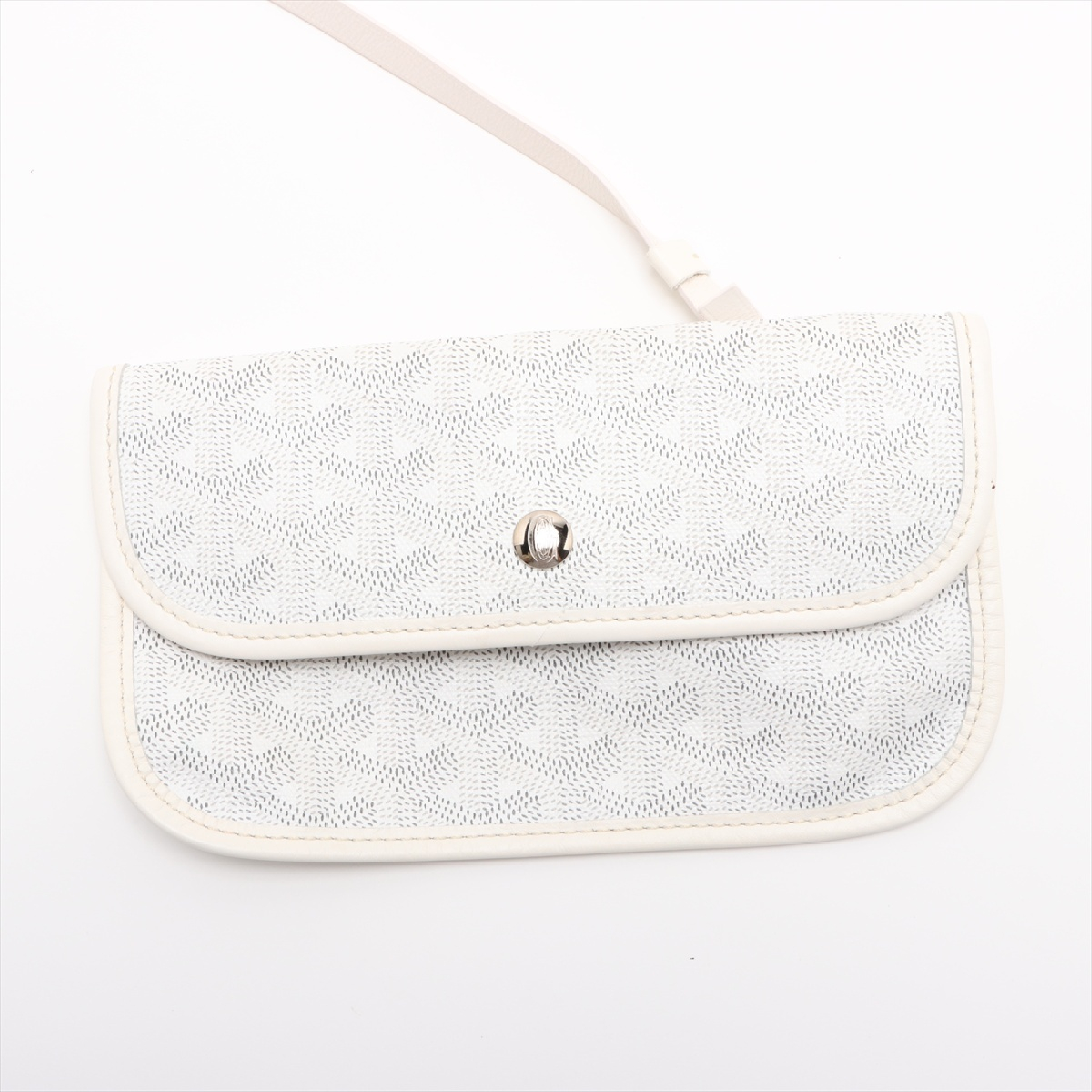 Saint Louis PM PVC x Leather Tote Bag, White, Marquage Tote Bag — view 14