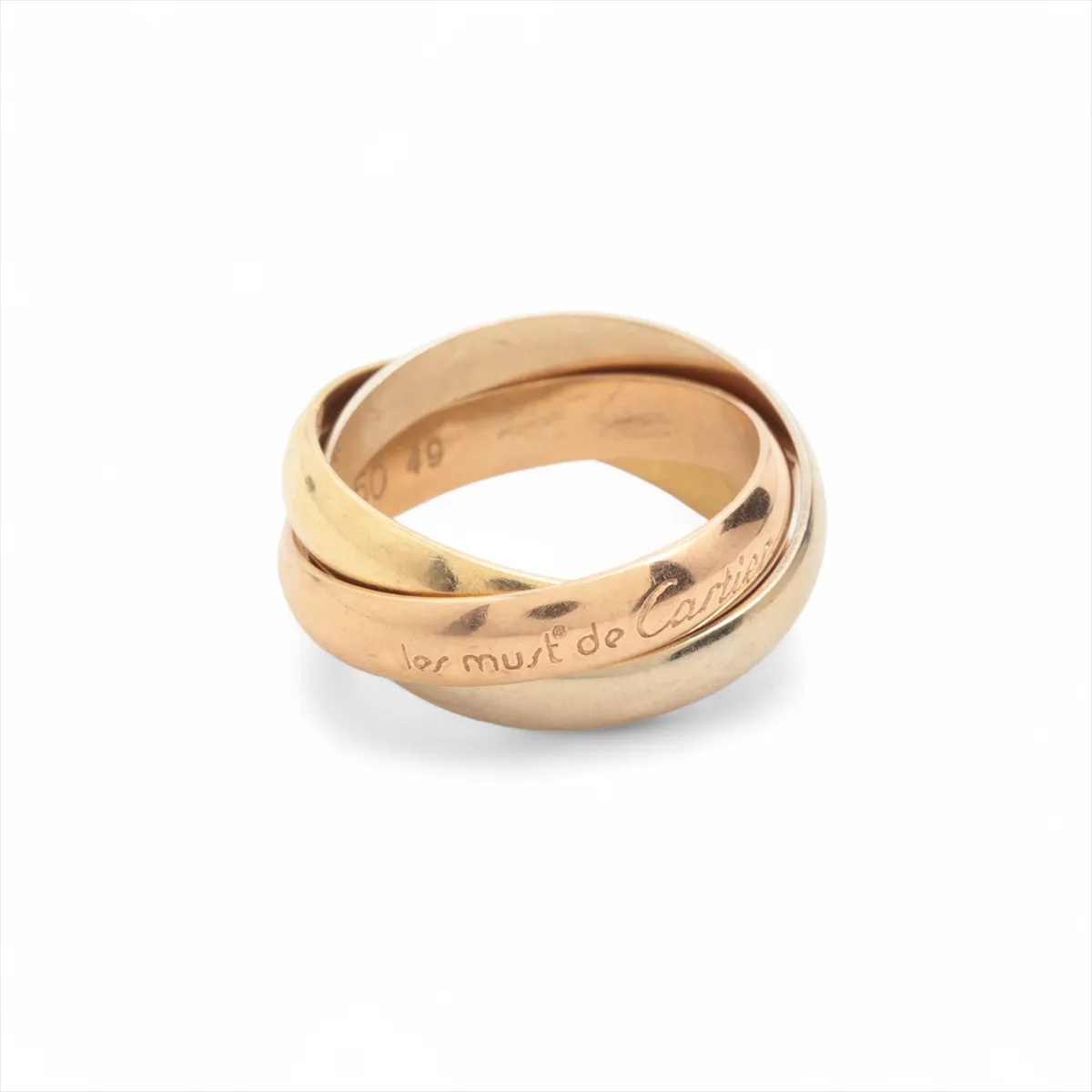 Trinity Ring 750 (Yellow Gold x Pink Gold x White Gold) 7.1g 49