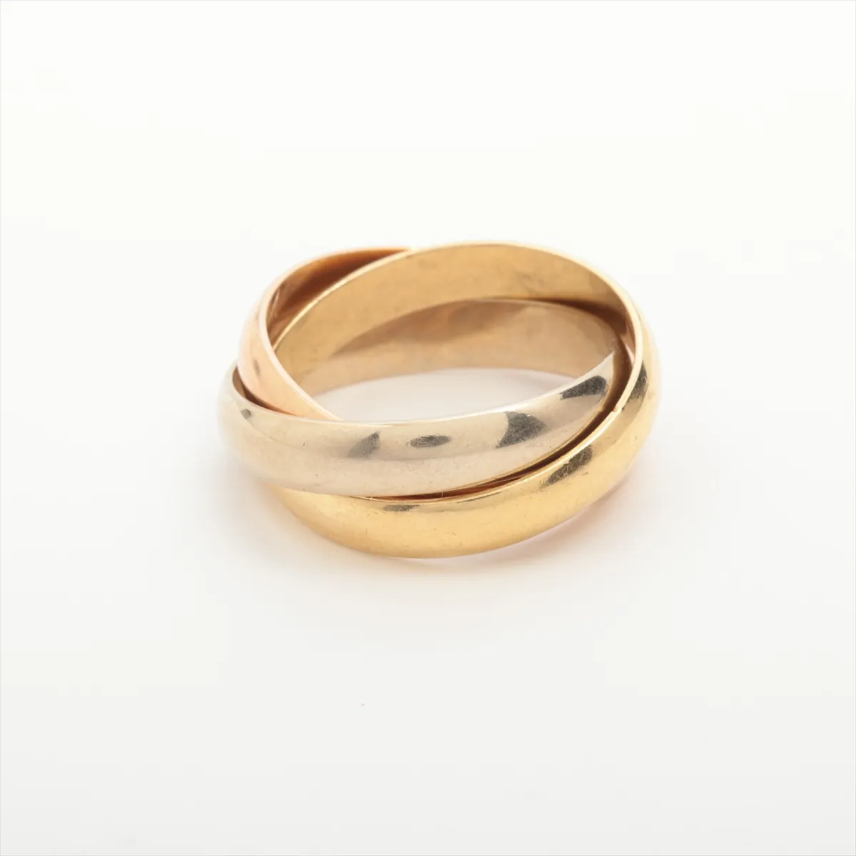 Trinity Ring 750 (Yellow Gold x Pink Gold x White Gold) 7.1g 49 — view 2