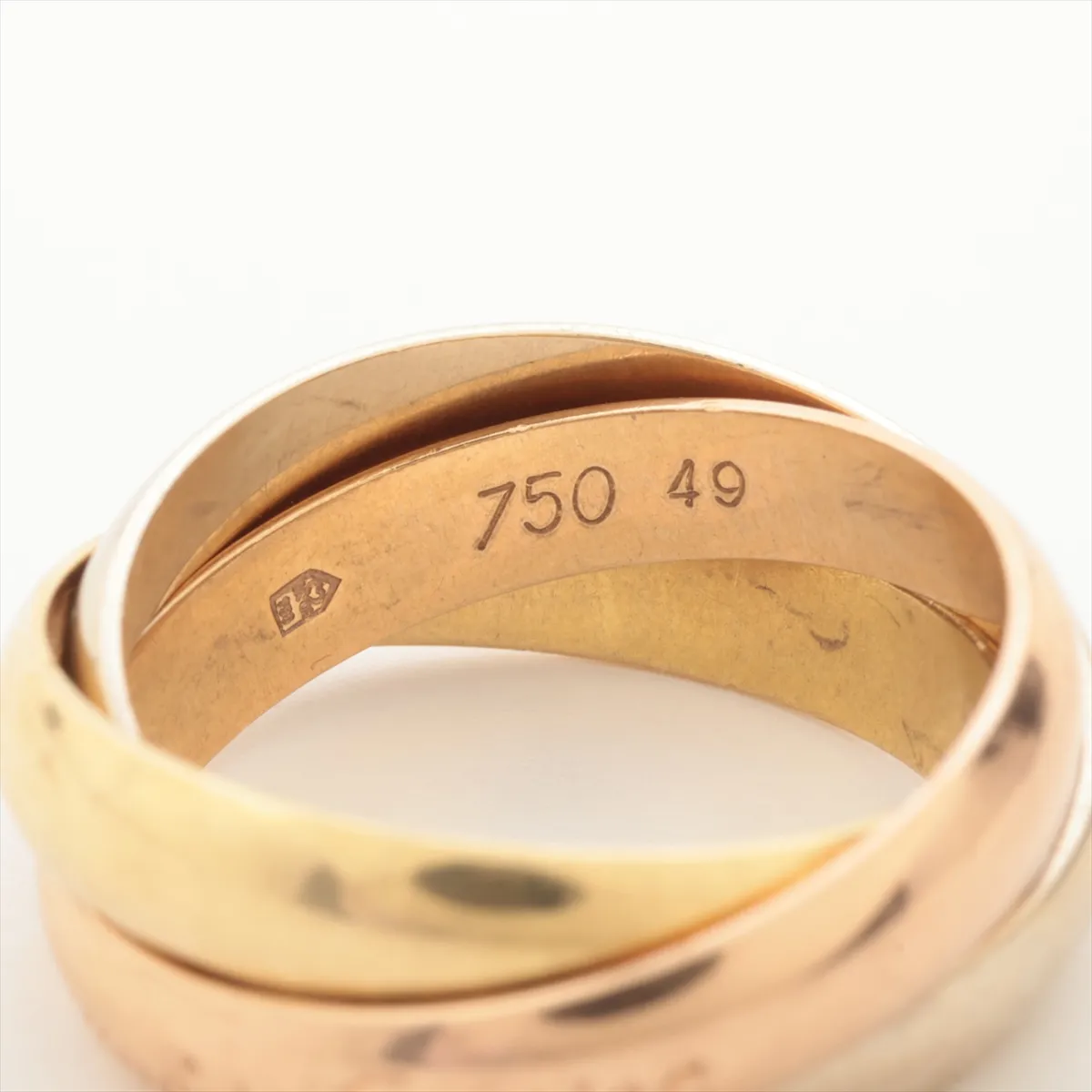 Trinity Ring 750 (Yellow Gold x Pink Gold x White Gold) 7.1g 49 — view 3
